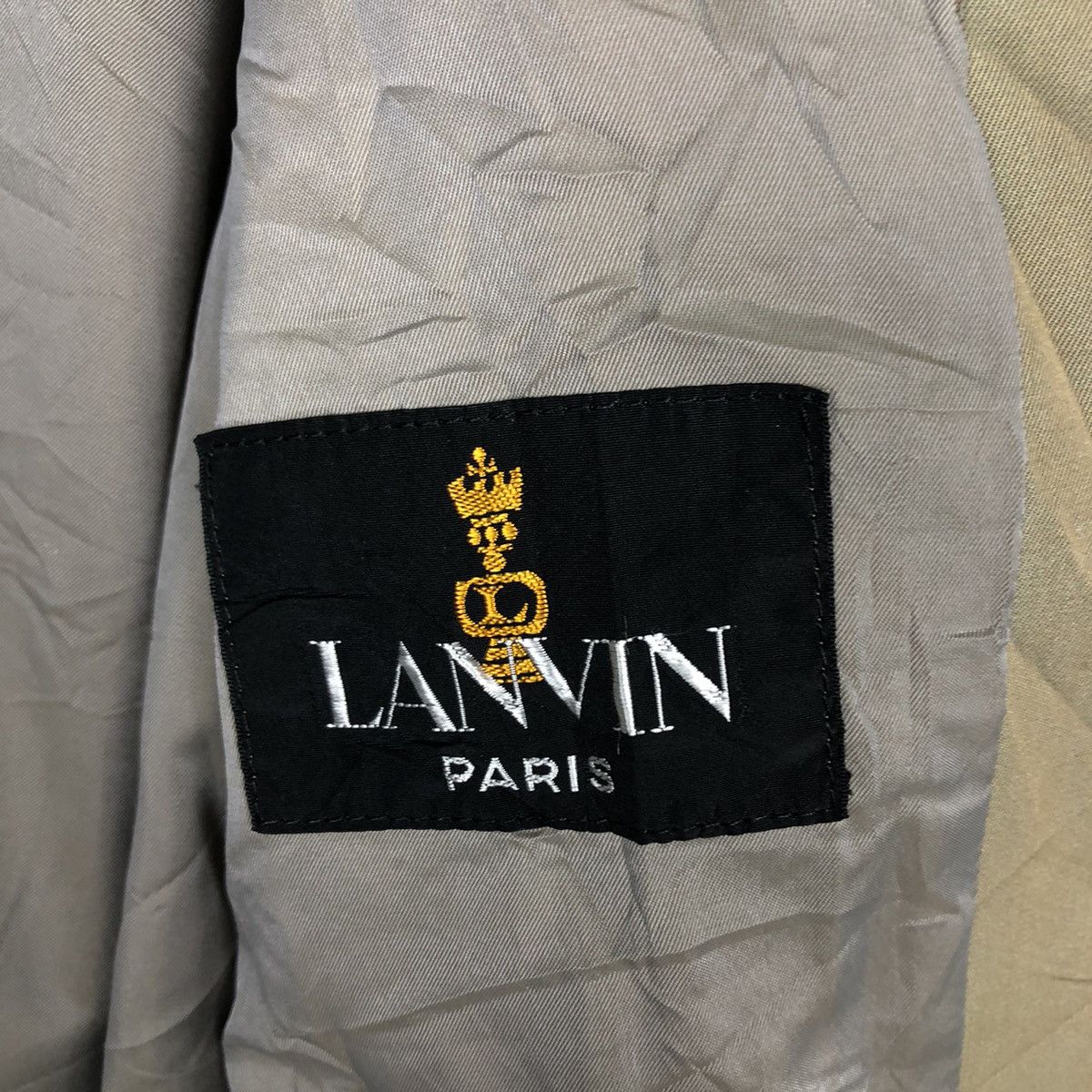Japanese Brand VINTAGE LONG JACKET DOUBLE BREAST LANVIN PARIS Size US M / EU 48-50 / 2 - 12 Thumbnail