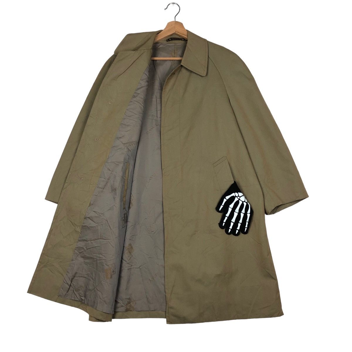 Japanese Brand VINTAGE LONG JACKET DOUBLE BREAST LANVIN PARIS Size US M / EU 48-50 / 2 - 9 Thumbnail