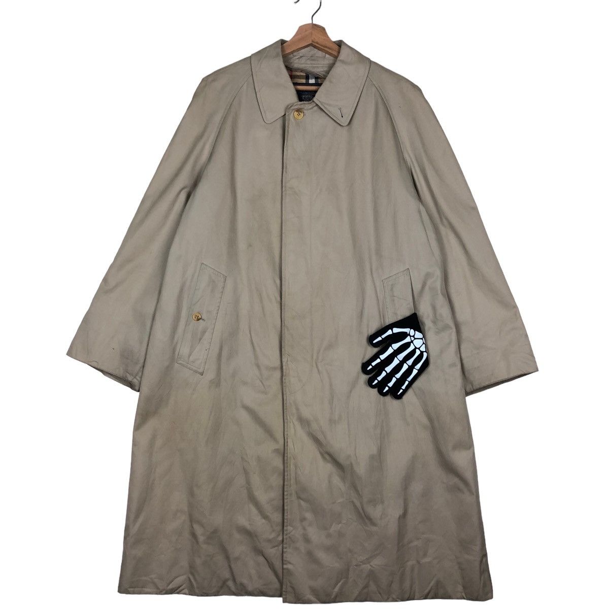 Burberry VINTAGE BURBERRYS LONG JACKET NOVA CHECK LINING Size US M / EU 48-50 / 2 - 1 Thumbnail