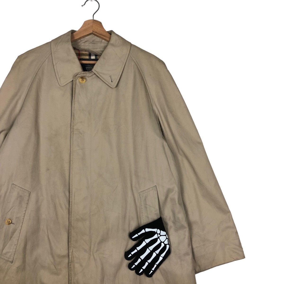 Burberry VINTAGE BURBERRYS LONG JACKET NOVA CHECK LINING Size US M / EU 48-50 / 2 - 5 Thumbnail