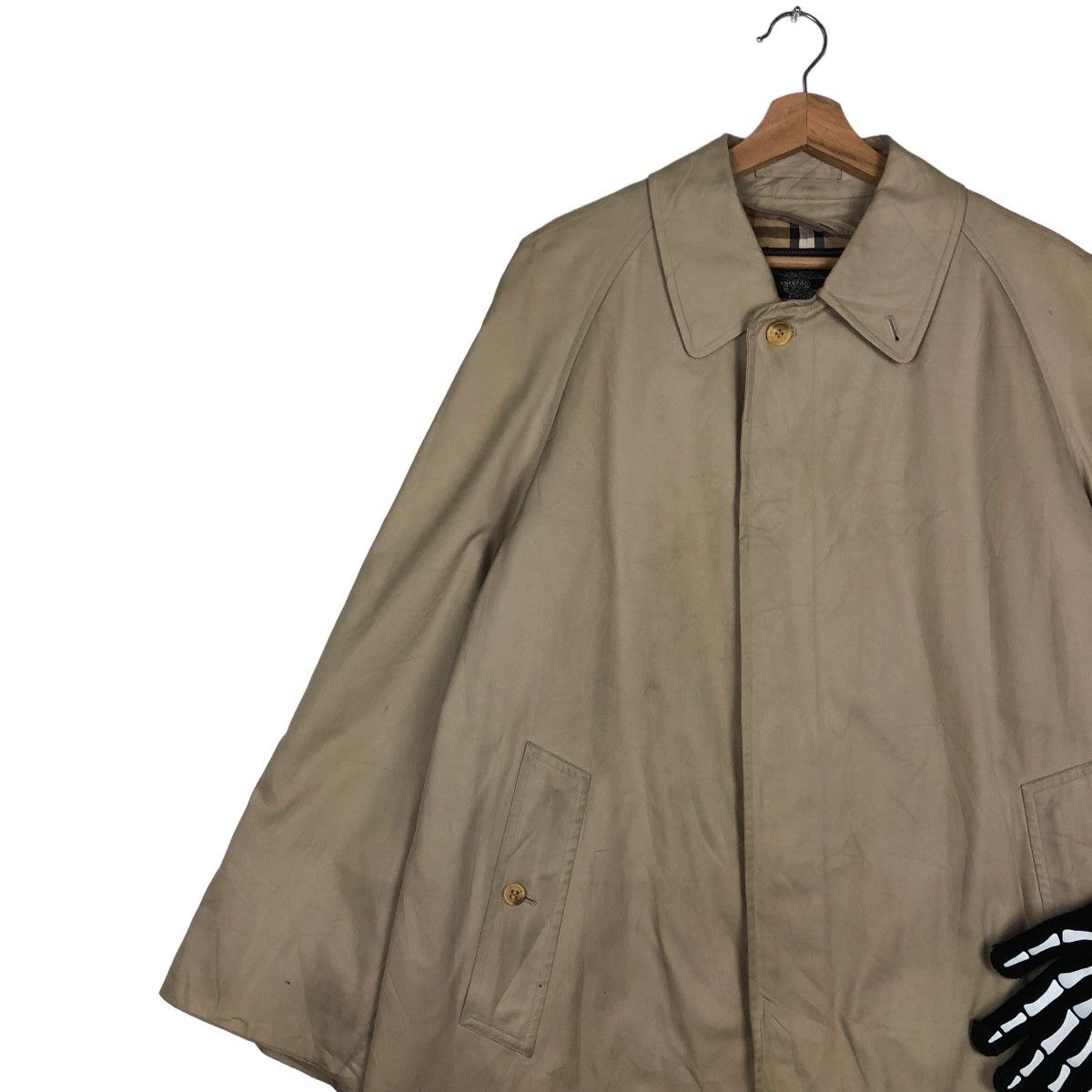 Burberry VINTAGE BURBERRYS LONG JACKET NOVA CHECK LINING Size US M / EU 48-50 / 2 - 6 Thumbnail