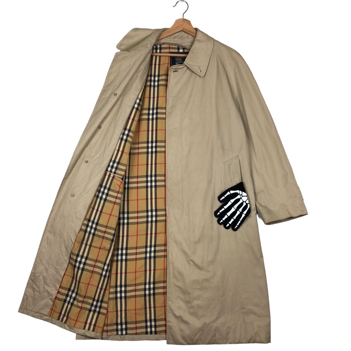 Burberry VINTAGE BURBERRYS LONG JACKET NOVA CHECK LINING Size US M / EU 48-50 / 2 - 9 Thumbnail