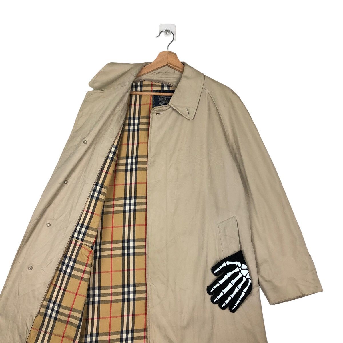 Burberry VINTAGE BURBERRYS LONG JACKET NOVA CHECK LINING Size US M / EU 48-50 / 2 - 10 Thumbnail