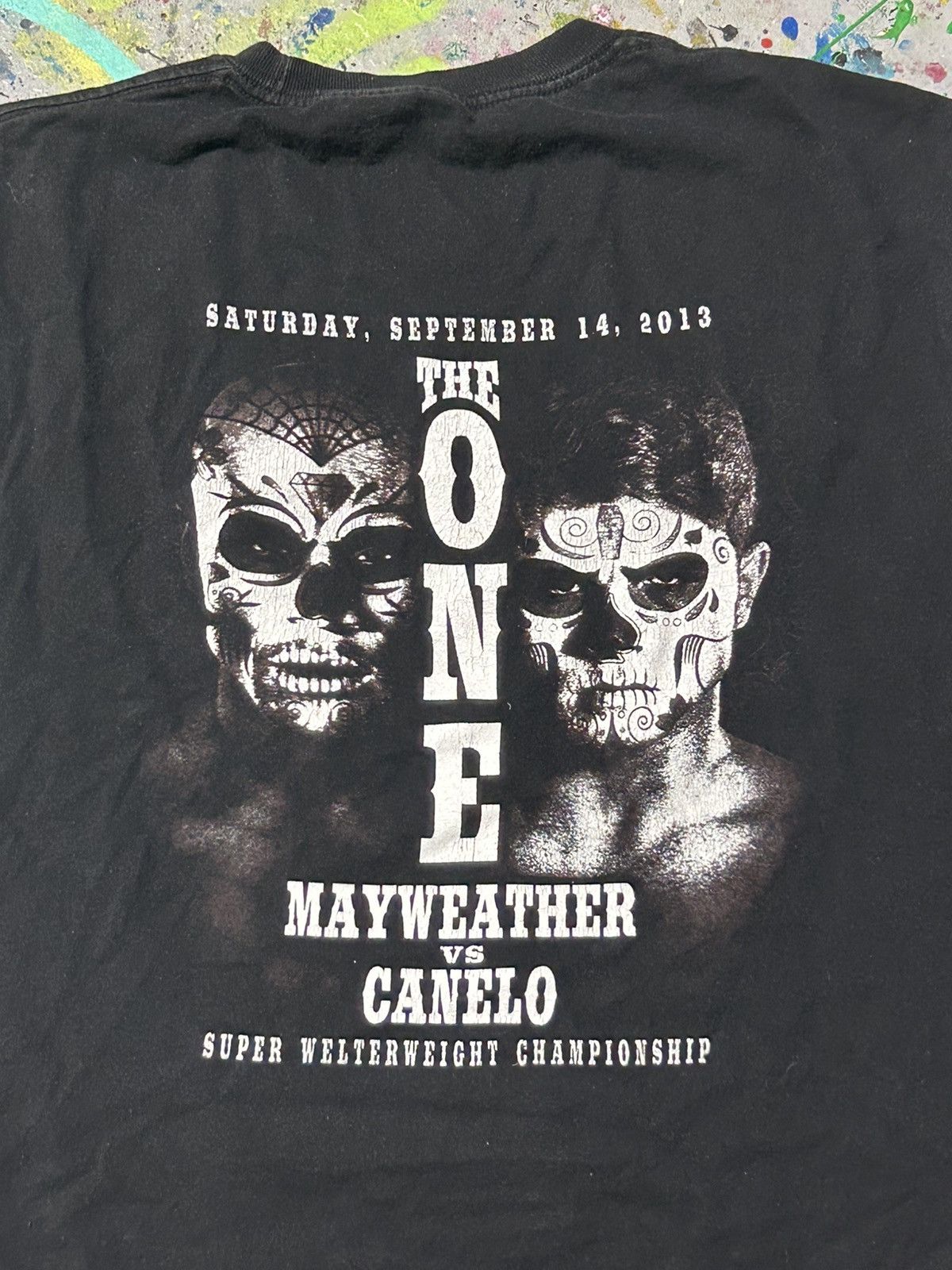 UFC Floyd mayweather vs Canelo T-shirt 2013 Size US XL / EU 56 / 4 - 3 Thumbnail