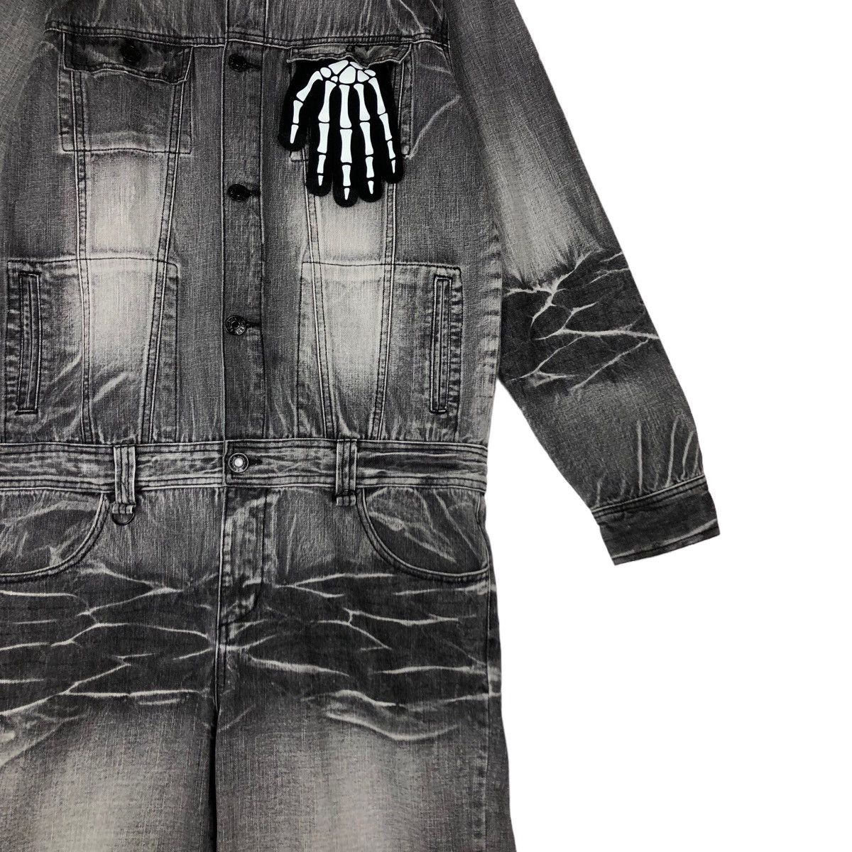 Hysteric Glamour VINTAGE LOWBOX DISTRESSED OVERALL ISSEY MIYAKE DESIGN Size US 39 - 5 Thumbnail