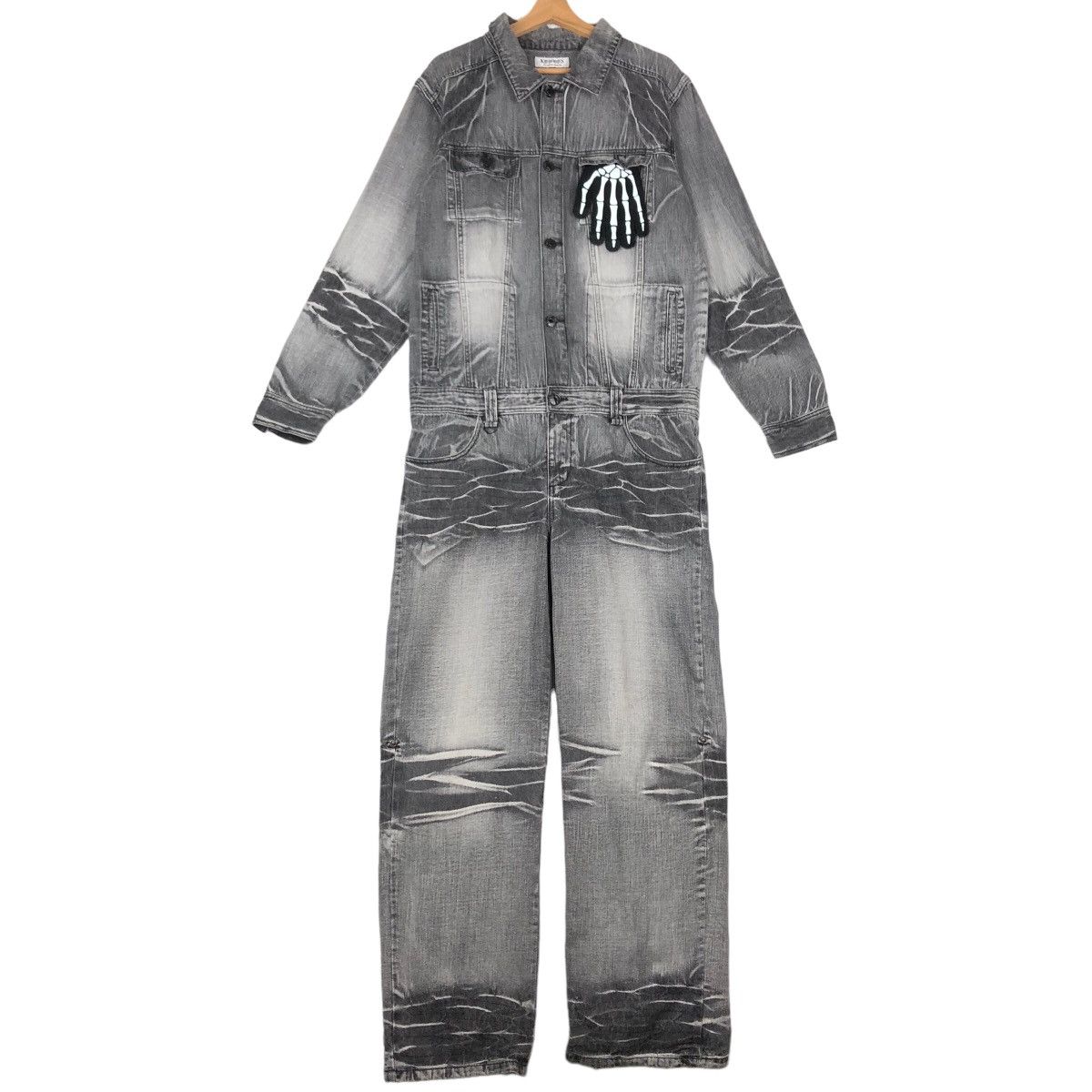 Hysteric Glamour VINTAGE LOWBOX DISTRESSED OVERALL ISSEY MIYAKE DESIGN Size US 39 - 1 Thumbnail