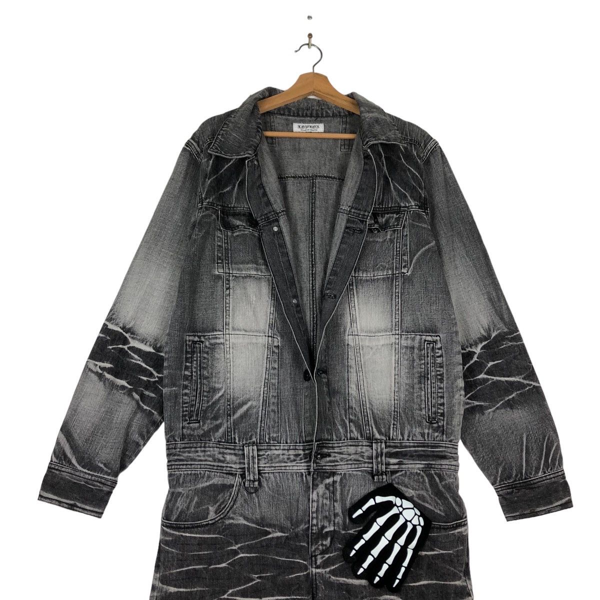 Hysteric Glamour VINTAGE LOWBOX DISTRESSED OVERALL ISSEY MIYAKE DESIGN Size US 39 - 12 Thumbnail