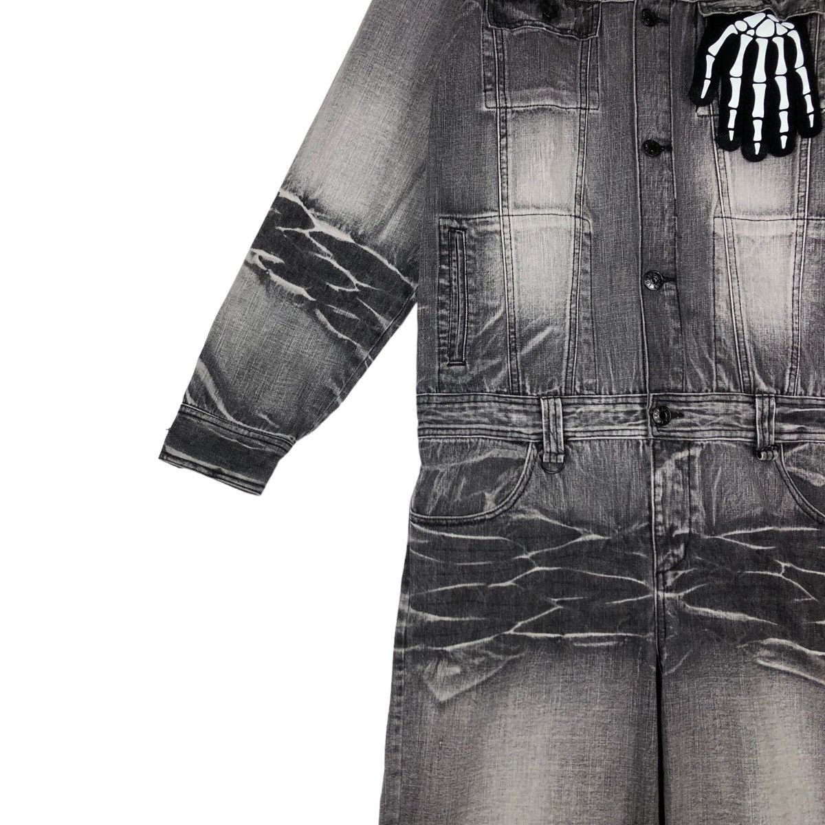 Hysteric Glamour VINTAGE LOWBOX DISTRESSED OVERALL ISSEY MIYAKE DESIGN Size US 39 - 4 Thumbnail