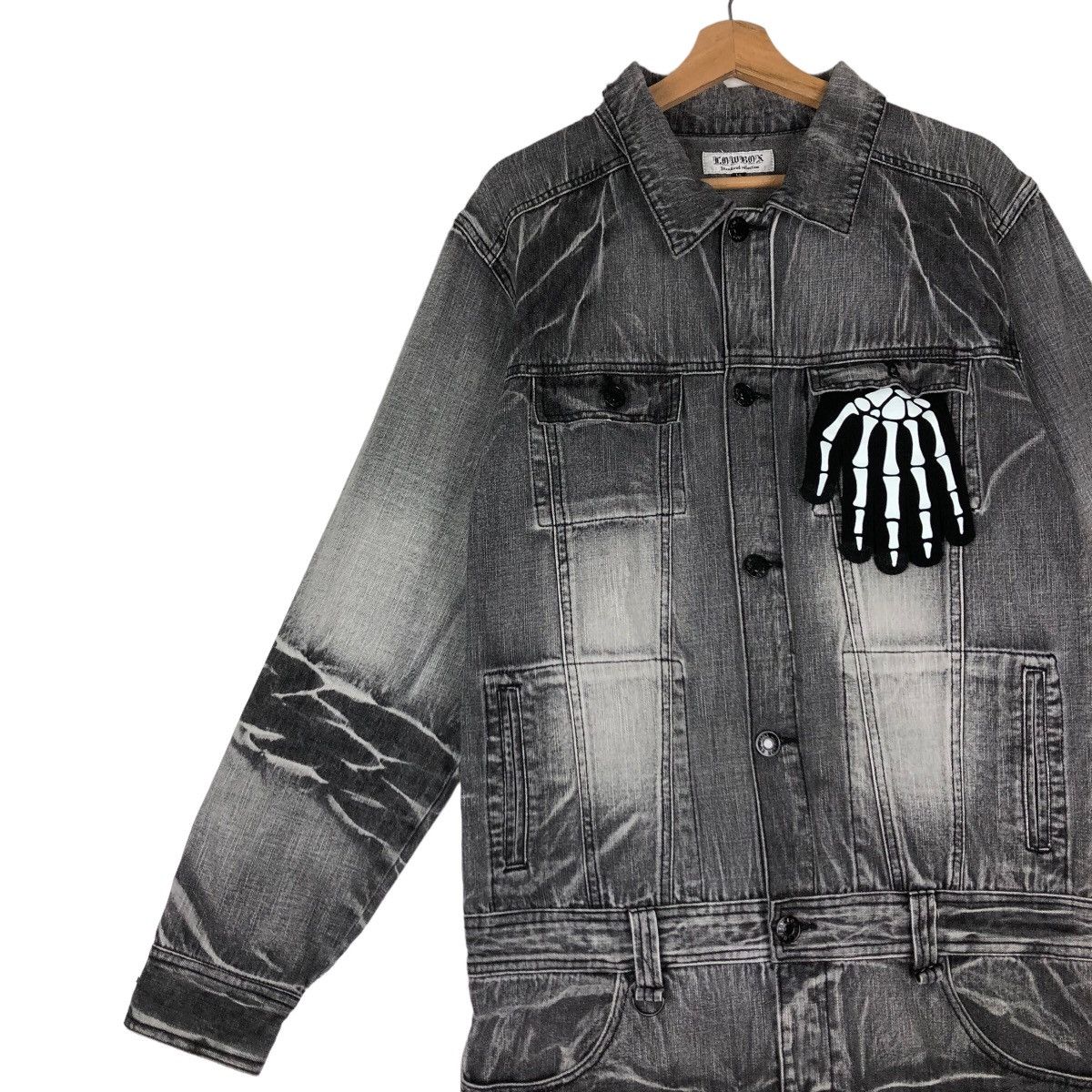 Hysteric Glamour VINTAGE LOWBOX DISTRESSED OVERALL ISSEY MIYAKE DESIGN Size US 39 - 7 Thumbnail