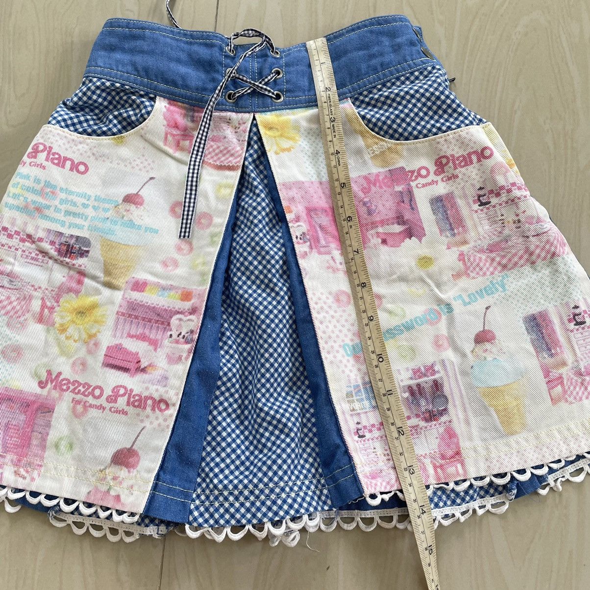 Japanese Brand Mezzo piano skirt Size 22" - 8 Thumbnail