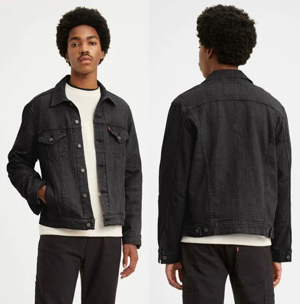 Levi's Levis Premium Black Type III Big E Trucker Jacket XS 3 Size US S / EU 44-46 / 1 - 8 Thumbnail