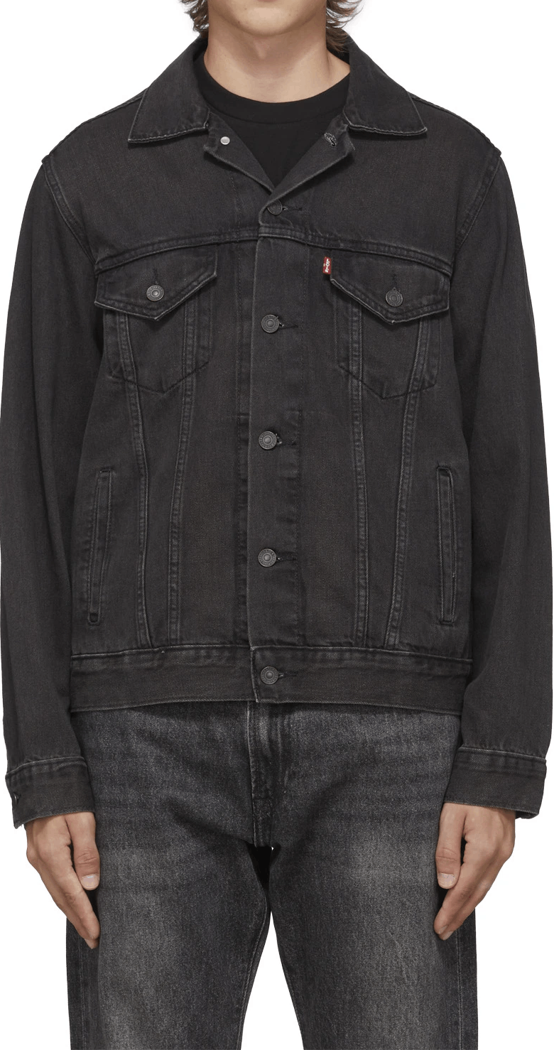 Levi's Levis Premium Black Type III Big E Trucker Jacket XS 3 Size US S / EU 44-46 / 1 - 4 Thumbnail