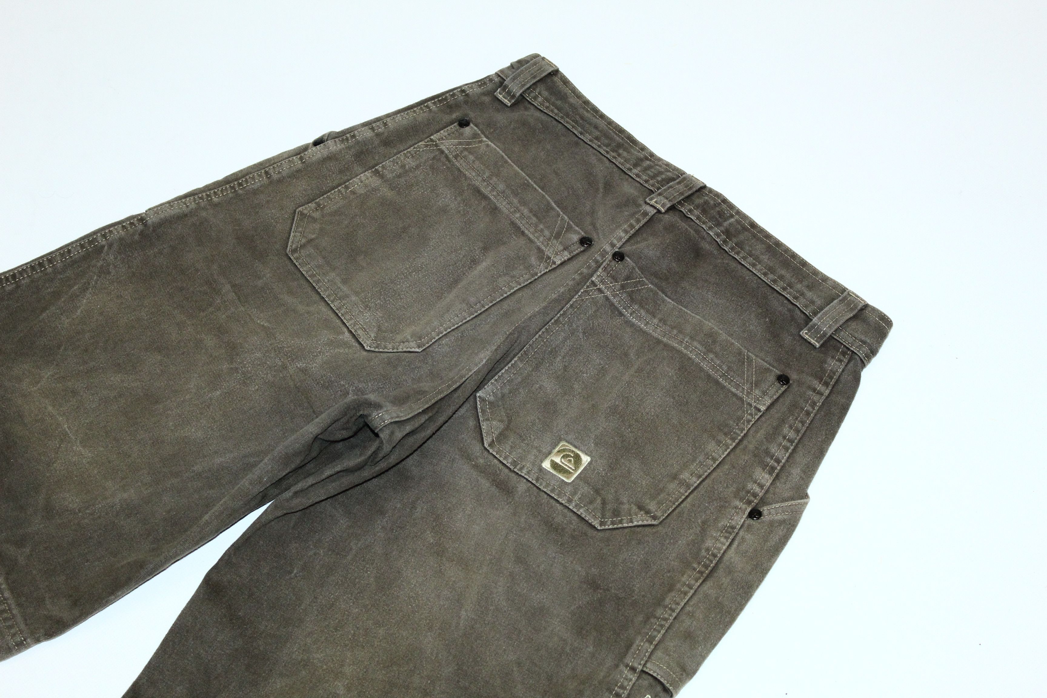Quiksilver 💥RARE💥 90's Quiksilver Angel Dust Distress Washed Shorts Size US 32 / EU 48 - 10 Thumbnail