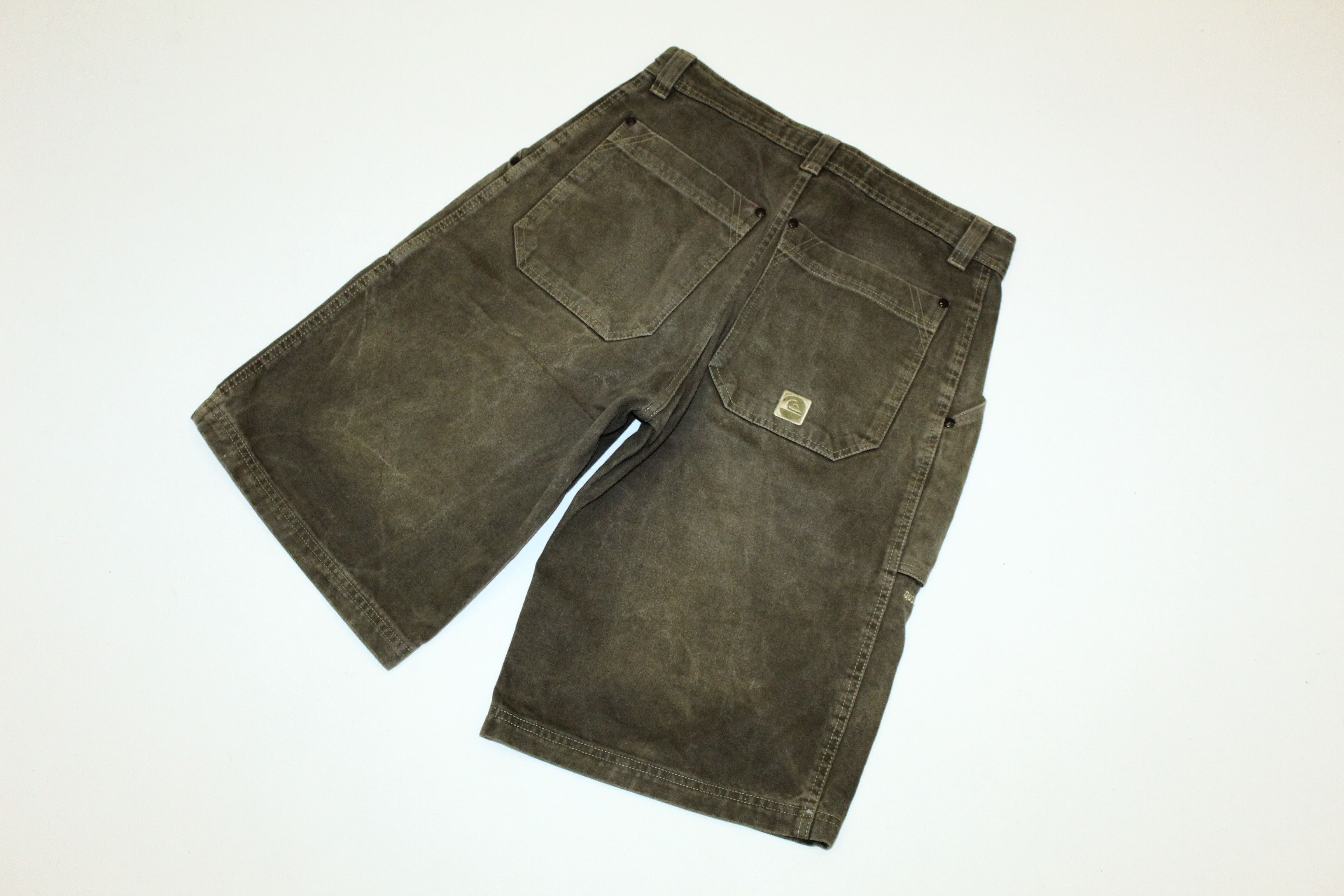 Quiksilver 💥RARE💥 90's Quiksilver Angel Dust Distress Washed Shorts Size US 32 / EU 48 - 2 Thumbnail