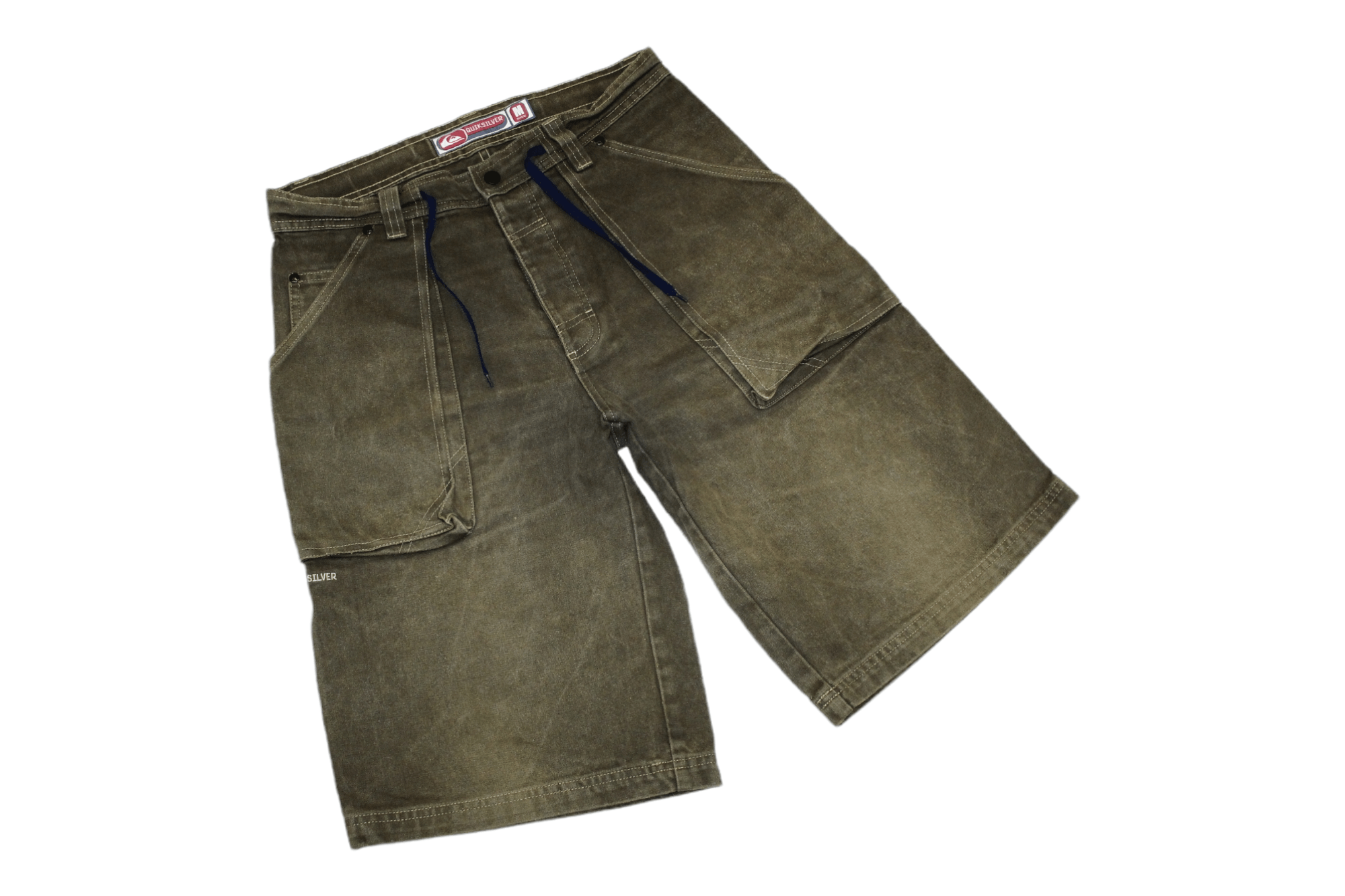 Quiksilver 💥RARE💥 90's Quiksilver Angel Dust Distress Washed Shorts Size US 32 / EU 48 - 1 Thumbnail