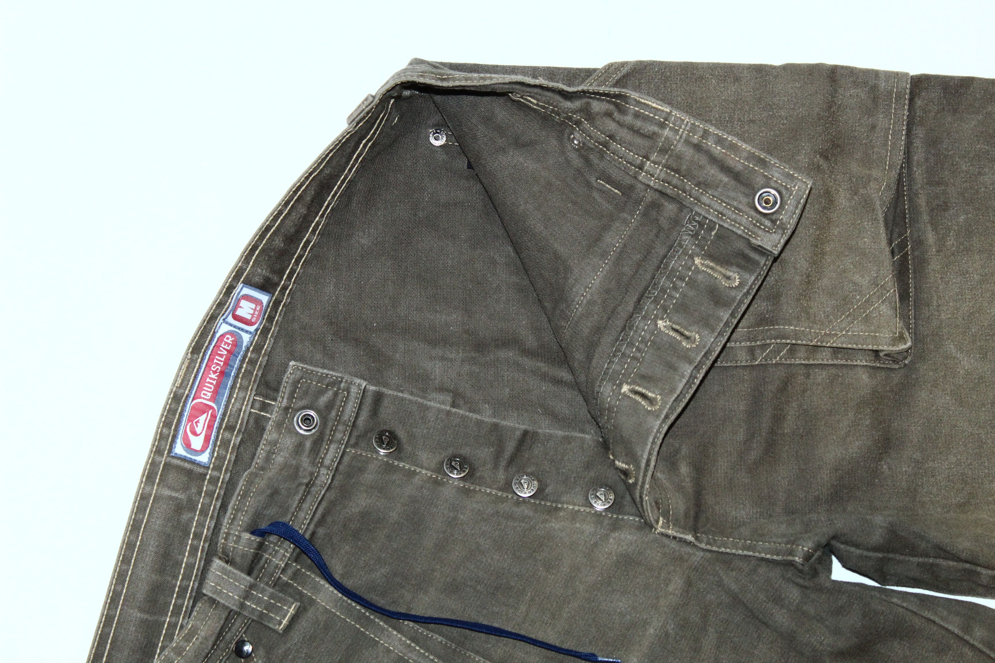 Quiksilver 💥RARE💥 90's Quiksilver Angel Dust Distress Washed Shorts Size US 32 / EU 48 - 5 Thumbnail