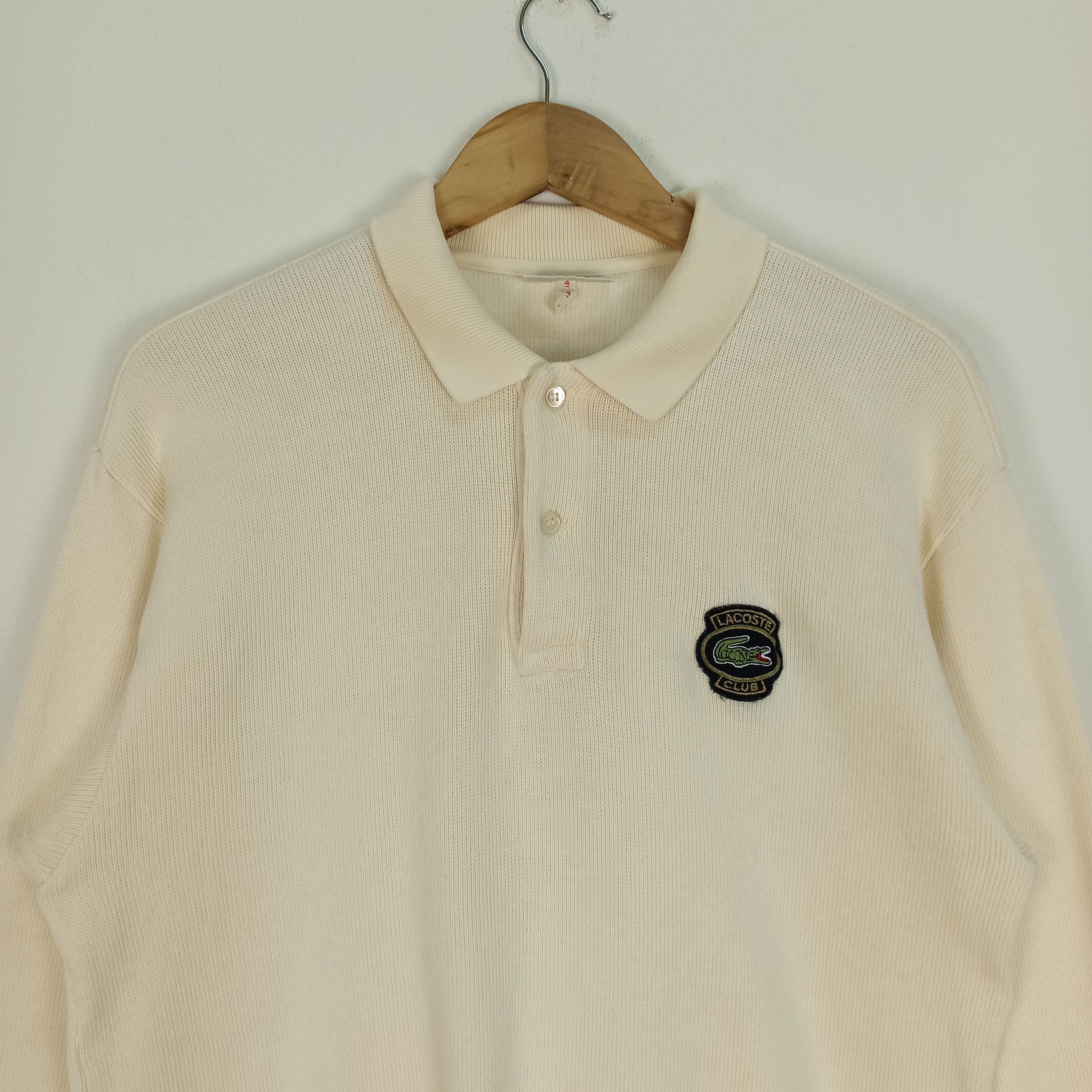 Lacoste Vintage Chemise Lacoste Small Logo Sweatshirt Size US M / EU 48-50 / 2 - 2 Thumbnail