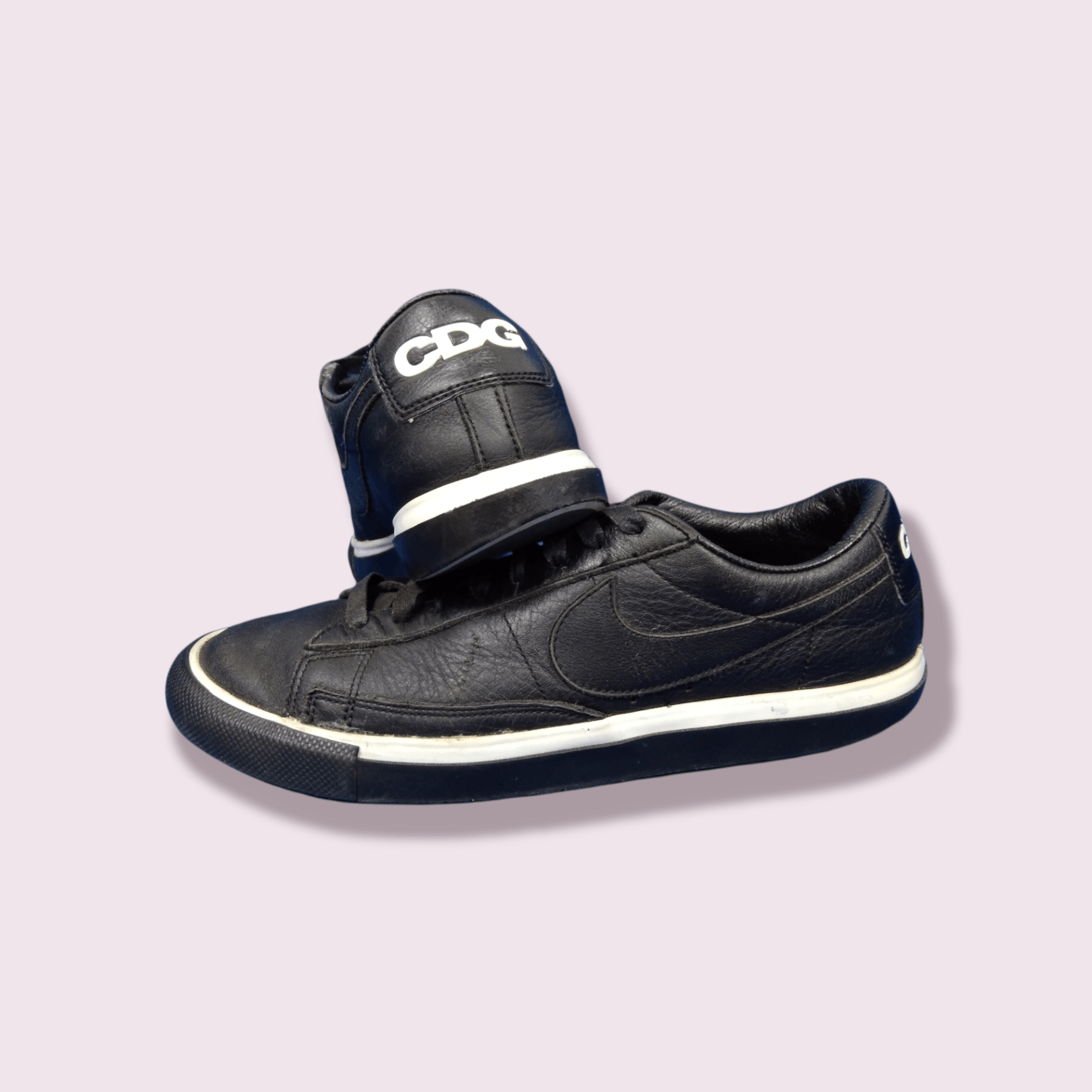 Comme des Garcons × Junya Watanabe × Nike CDG X NIKE BLAZER LOW LEATHER Size US 9 / EU 42 - 7 Thumbnail