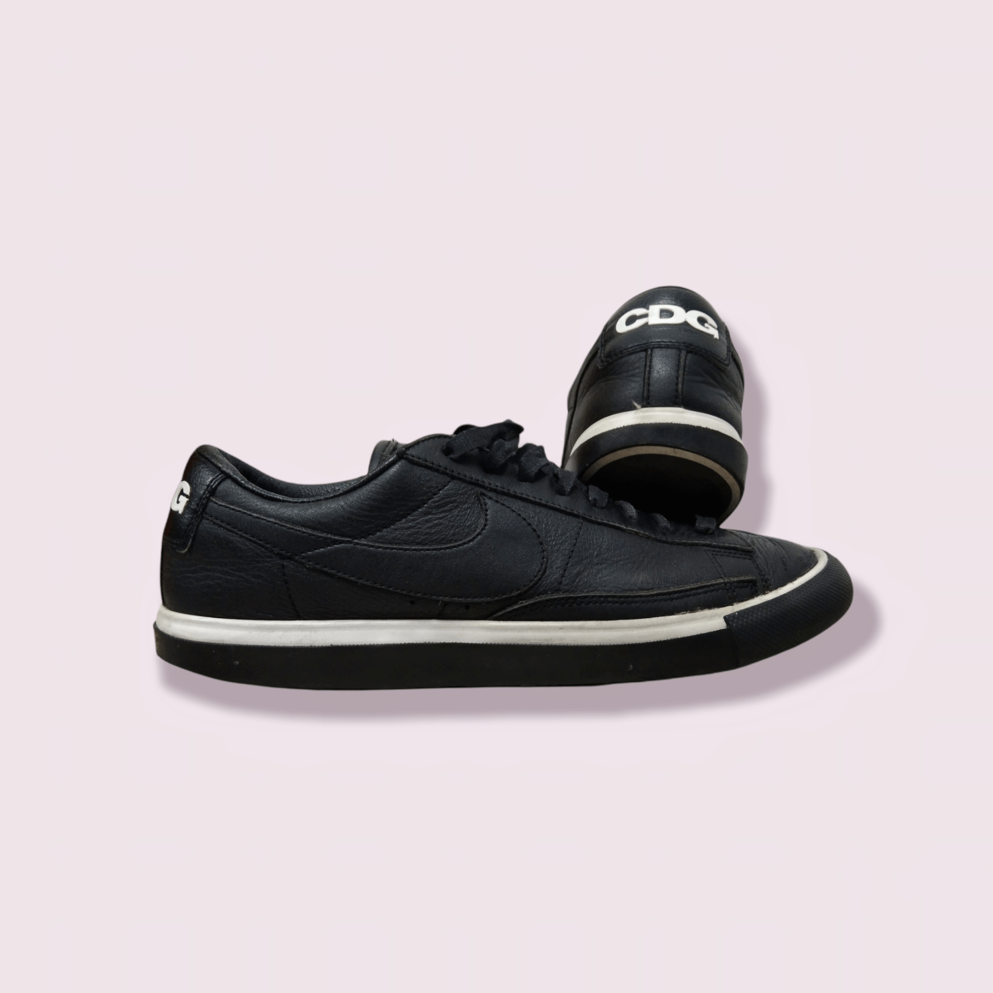 Comme des Garcons × Junya Watanabe × Nike CDG X NIKE BLAZER LOW LEATHER Size US 9 / EU 42 - 2 Thumbnail