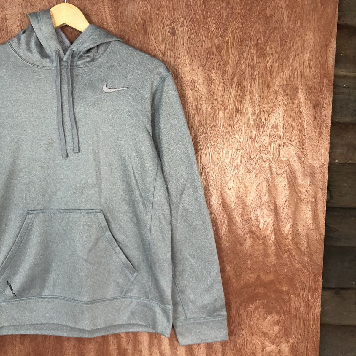 Nike Nike Therma Fit Grey Small Logo Hoodies #1970 Size US M / EU 48-50 / 2 - 5 Thumbnail