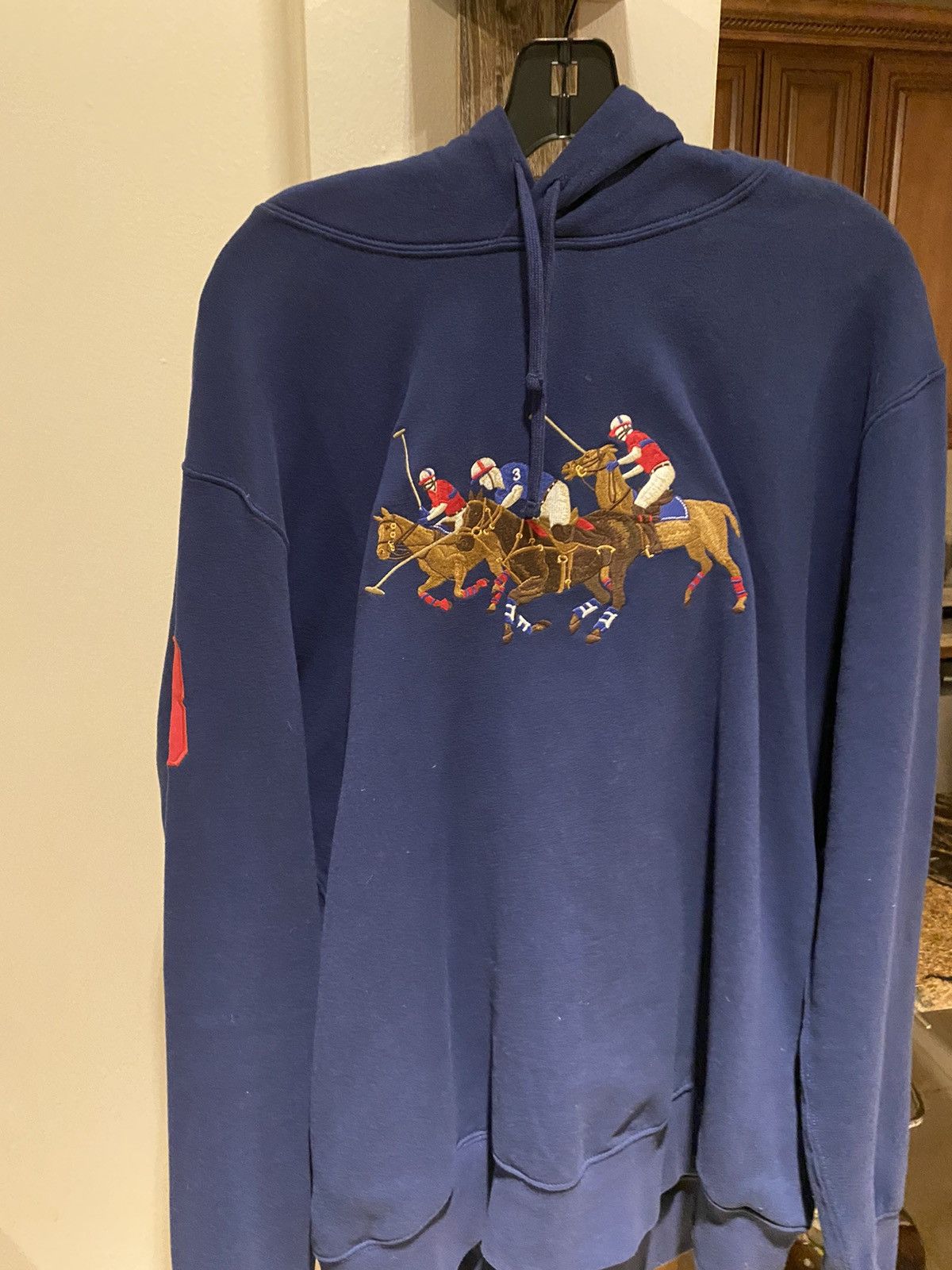 Polo Ralph Lauren Polo Ralph Lauren Blue Horse and Rider hoodie | Grailed