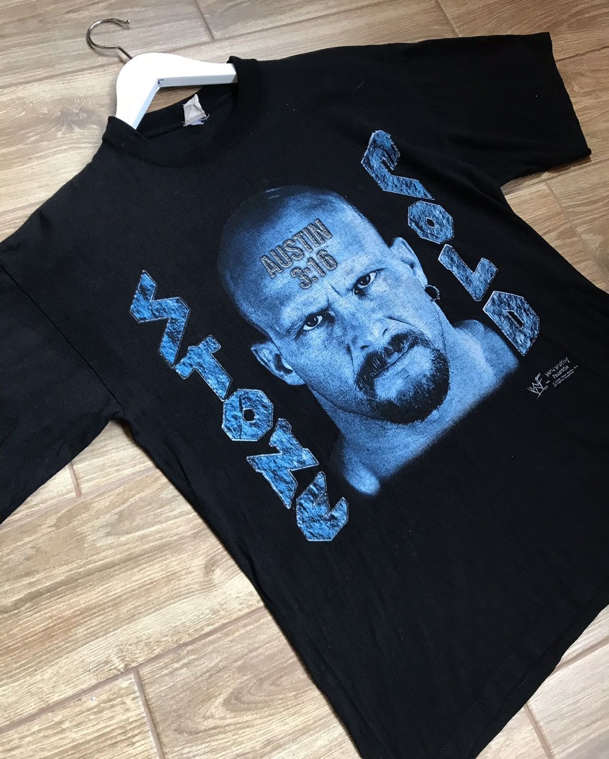 Rap Tees × Vintage × WWE Vintage 90s 1998 License WWE Stone Cold Steve Austin Tee Size US L / EU 52-54 / 3 - 2 Thumbnail