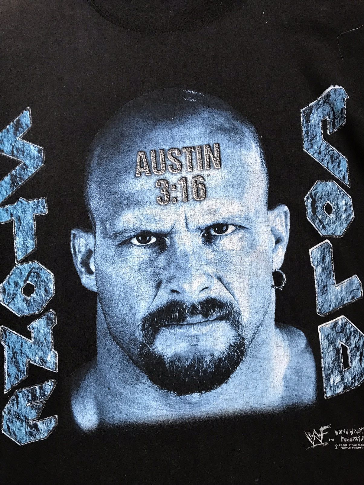 Rap Tees × Vintage × WWE Vintage 90s 1998 License WWE Stone Cold Steve Austin Tee Size US L / EU 52-54 / 3 - 6 Thumbnail