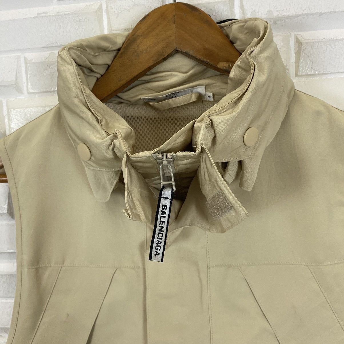 Balenciaga Balenciaga Paris Golf vest zipper jacket Size US M / EU 48-50 / 2 - 5 Thumbnail