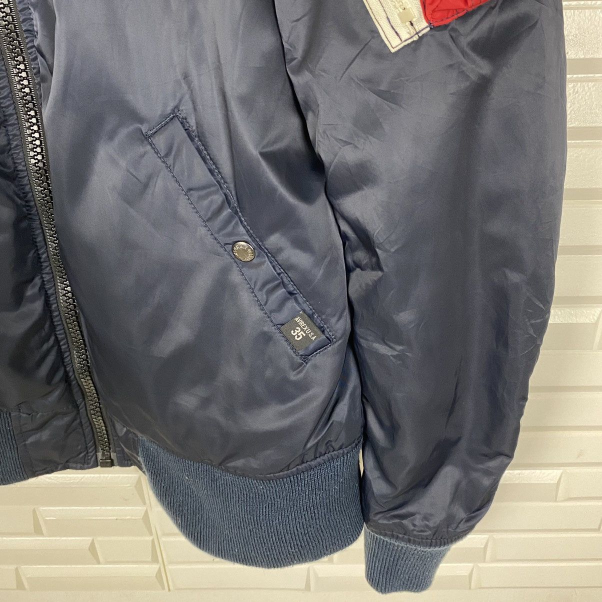 Avirex × Vintage AVIREX LTD ANNIVERSARY 35YEAR REVERSIBLE BOMBER JACKET Size US L / EU 52-54 / 3 - 8 Thumbnail