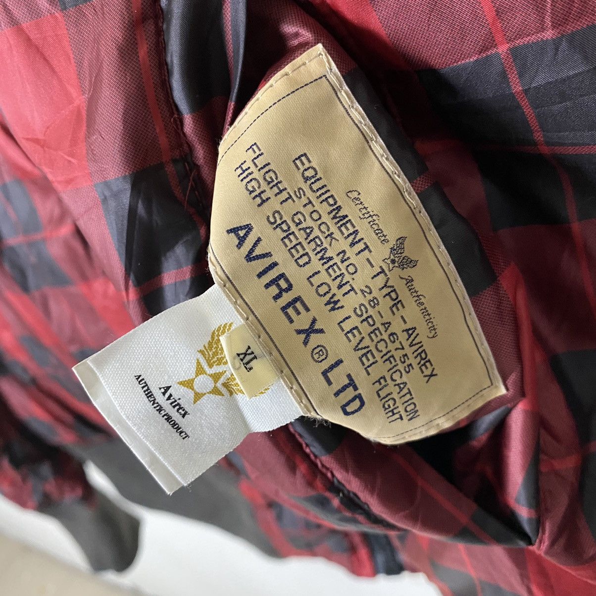 Avirex × Vintage AVIREX LTD ANNIVERSARY 35YEAR REVERSIBLE BOMBER JACKET Size US L / EU 52-54 / 3 - 11 Thumbnail
