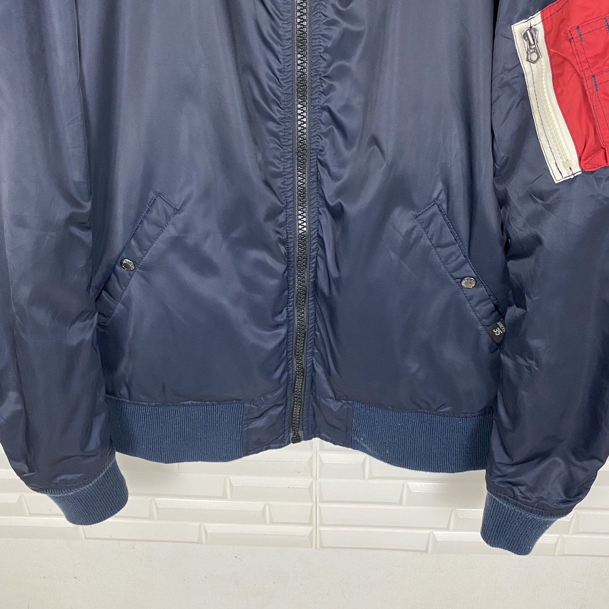 Avirex × Vintage AVIREX LTD ANNIVERSARY 35YEAR REVERSIBLE BOMBER JACKET Size US L / EU 52-54 / 3 - 7 Thumbnail