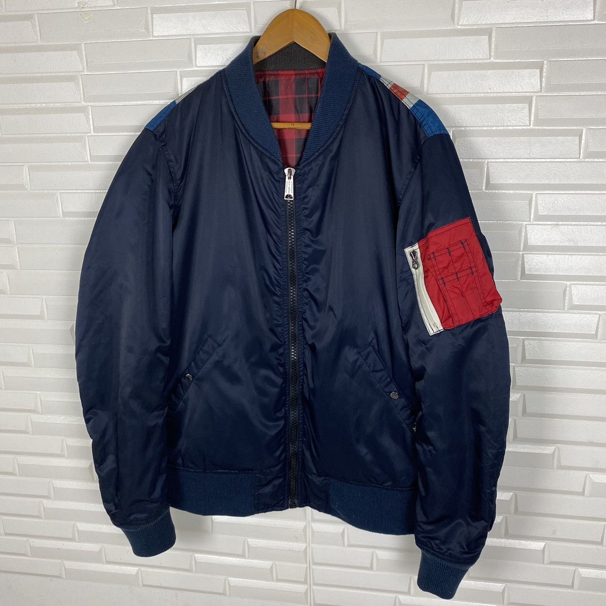 Avirex × Vintage AVIREX LTD ANNIVERSARY 35YEAR REVERSIBLE BOMBER JACKET Size US L / EU 52-54 / 3 - 3 Thumbnail