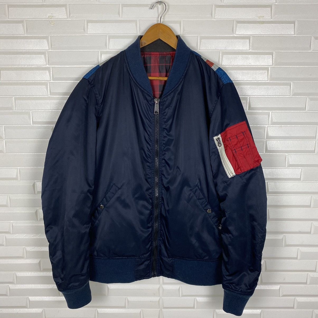 Avirex × Vintage AVIREX LTD ANNIVERSARY 35YEAR REVERSIBLE BOMBER JACKET Size US L / EU 52-54 / 3 - 2 Thumbnail