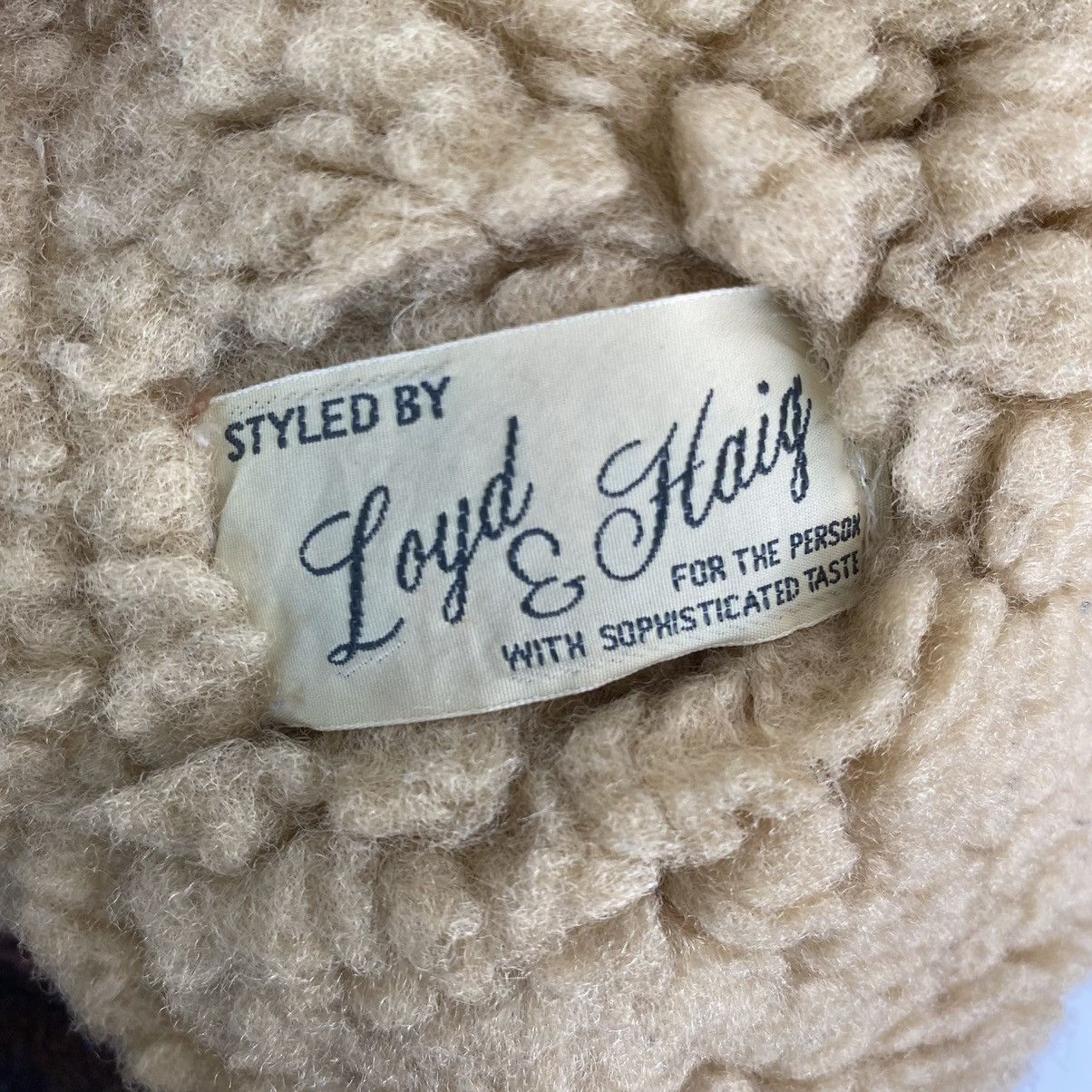 Vintage ✨VINTAGE LOYD & HAIG SHEEPSKIN BOMBER JACKET Size US L / EU 52-54 / 3 - 12 Thumbnail