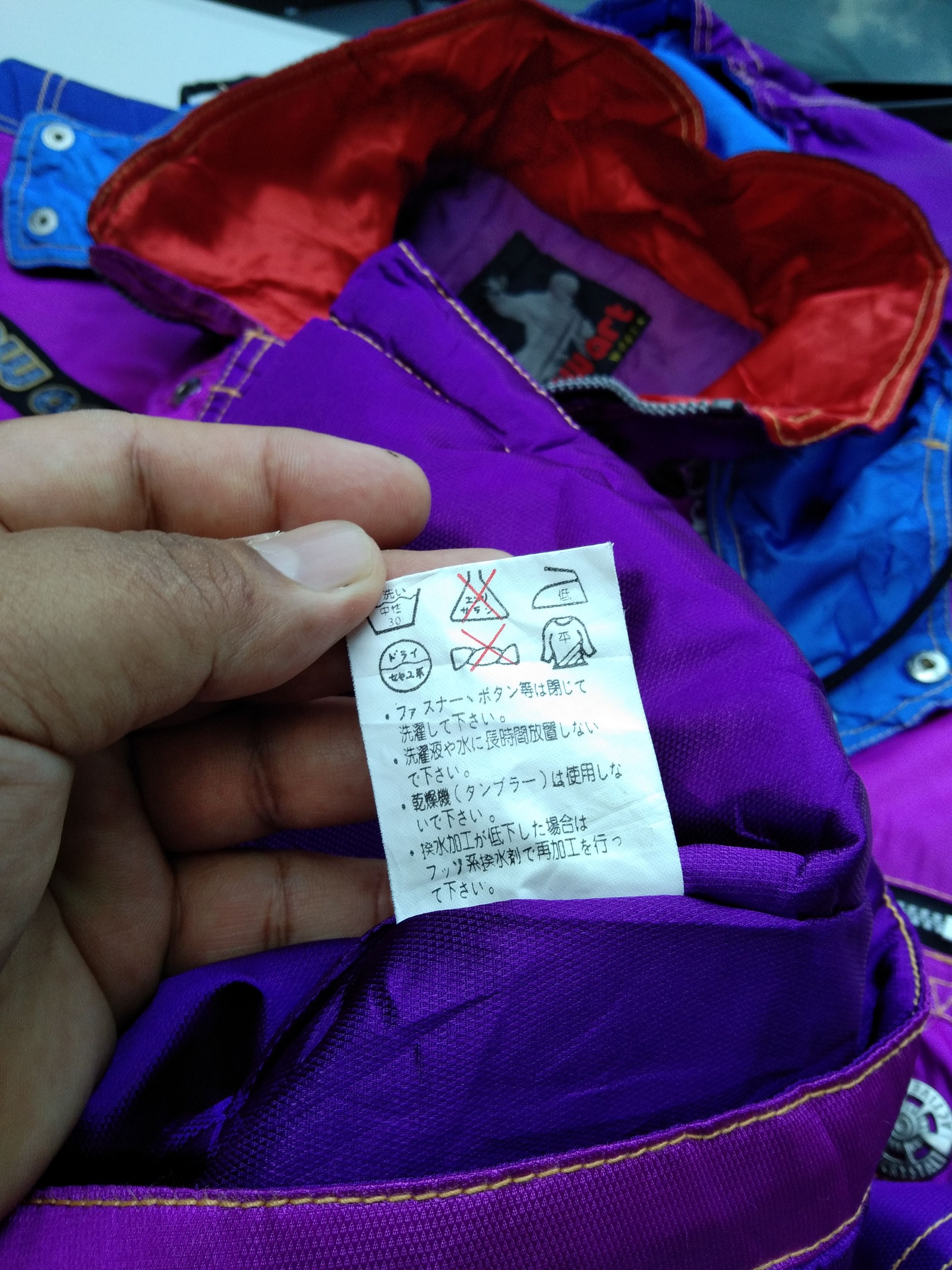 Other VINTAGE SNOW ART TECHNICAL WORKS SKI JACKET Size US L / EU 52-54 / 3 - 14 Thumbnail