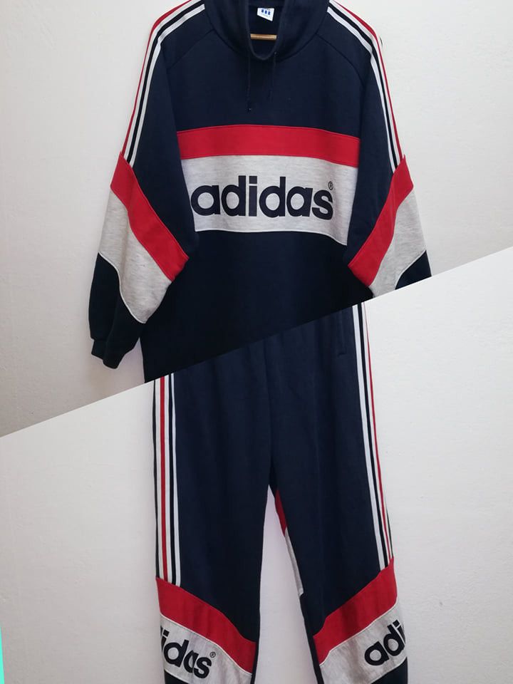 Adidas Rare🔥 Adidas Sweatshirt and jogger pant 1 set item Size US XL / EU 56 / 4 - 3 Thumbnail