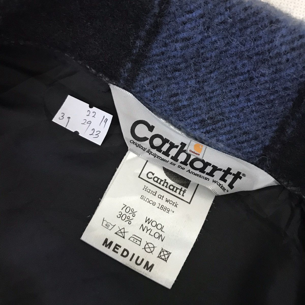 Carhartt × Flannel × Vintage Carhartt Wool Jacket flannel Wool Jacket Size US M / EU 48-50 / 2 - 7 Thumbnail