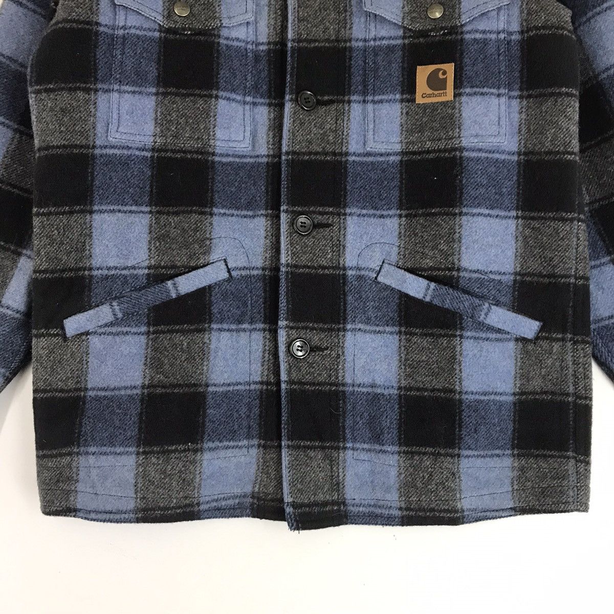 Carhartt × Flannel × Vintage Carhartt Wool Jacket flannel Wool Jacket Size US M / EU 48-50 / 2 - 3 Thumbnail