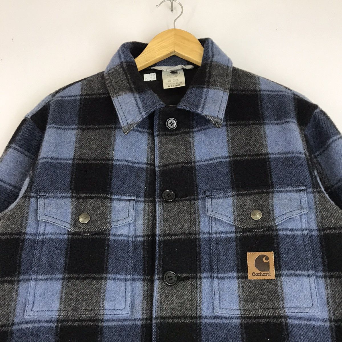 Carhartt × Flannel × Vintage Carhartt Wool Jacket flannel Wool Jacket Size US M / EU 48-50 / 2 - 2 Thumbnail