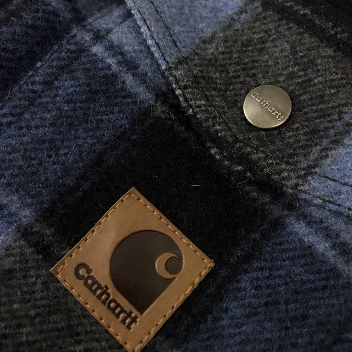 Carhartt × Flannel × Vintage Carhartt Wool Jacket flannel Wool Jacket Size US M / EU 48-50 / 2 - 9 Thumbnail