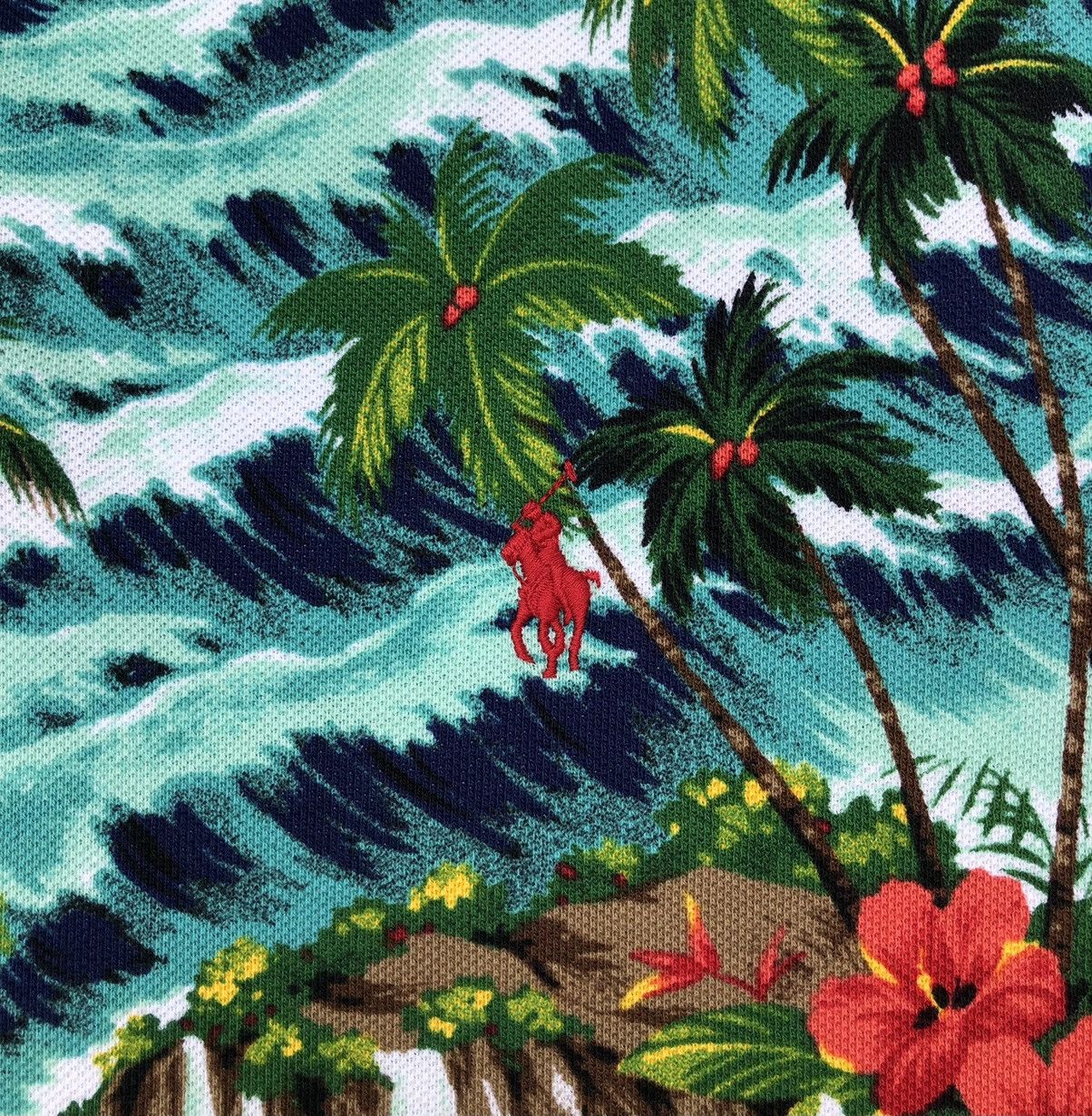 Polo Ralph Lauren Polo Ralph Lauren Cotton Hawaiian Print Tee Size US M / EU 48-50 / 2 - 6 Thumbnail