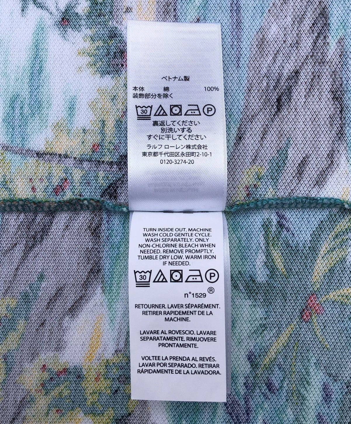 Polo Ralph Lauren Polo Ralph Lauren Cotton Hawaiian Print Tee Size US M / EU 48-50 / 2 - 11 Thumbnail