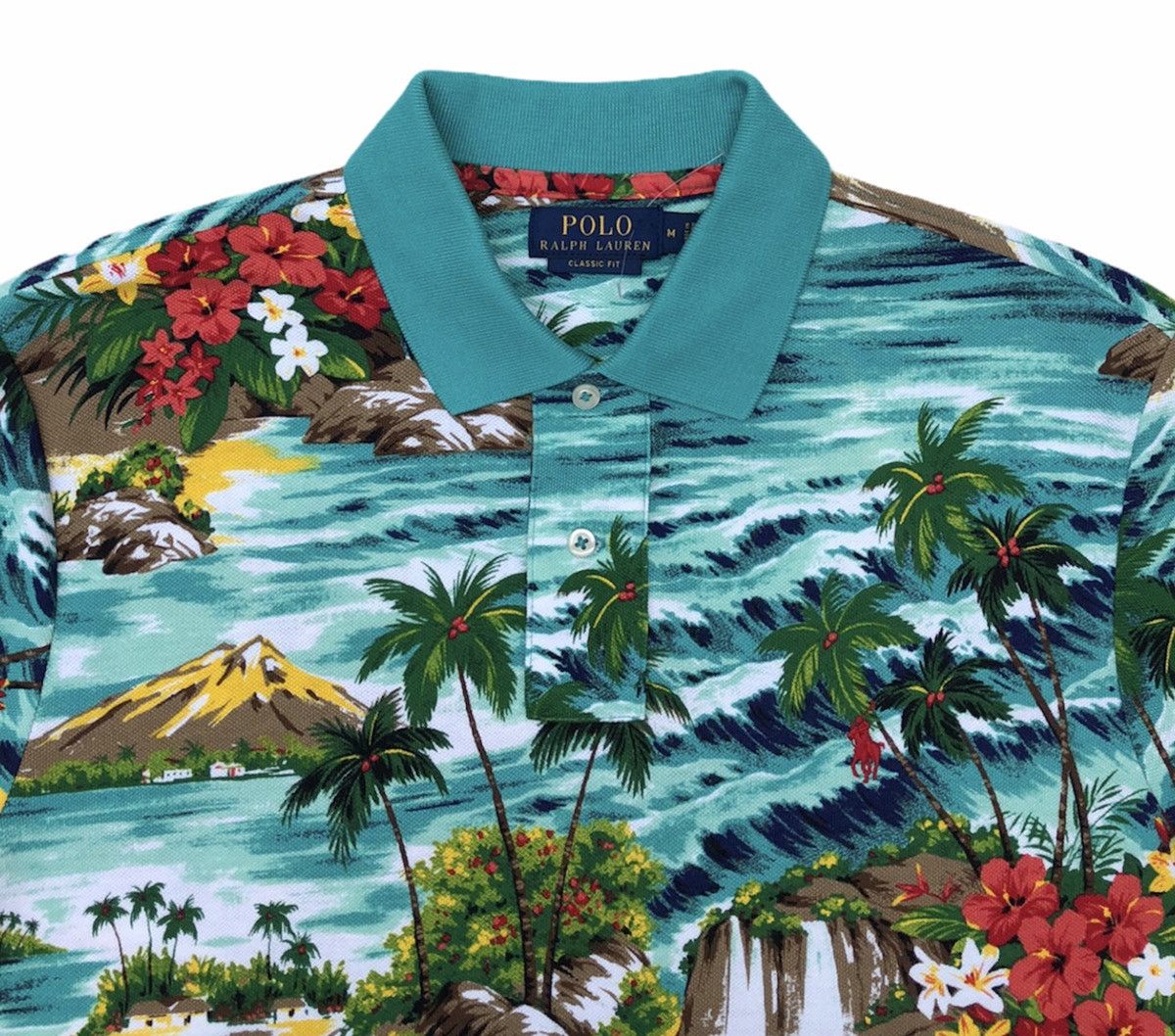 Polo Ralph Lauren Polo Ralph Lauren Cotton Hawaiian Print Tee Size US M / EU 48-50 / 2 - 5 Thumbnail