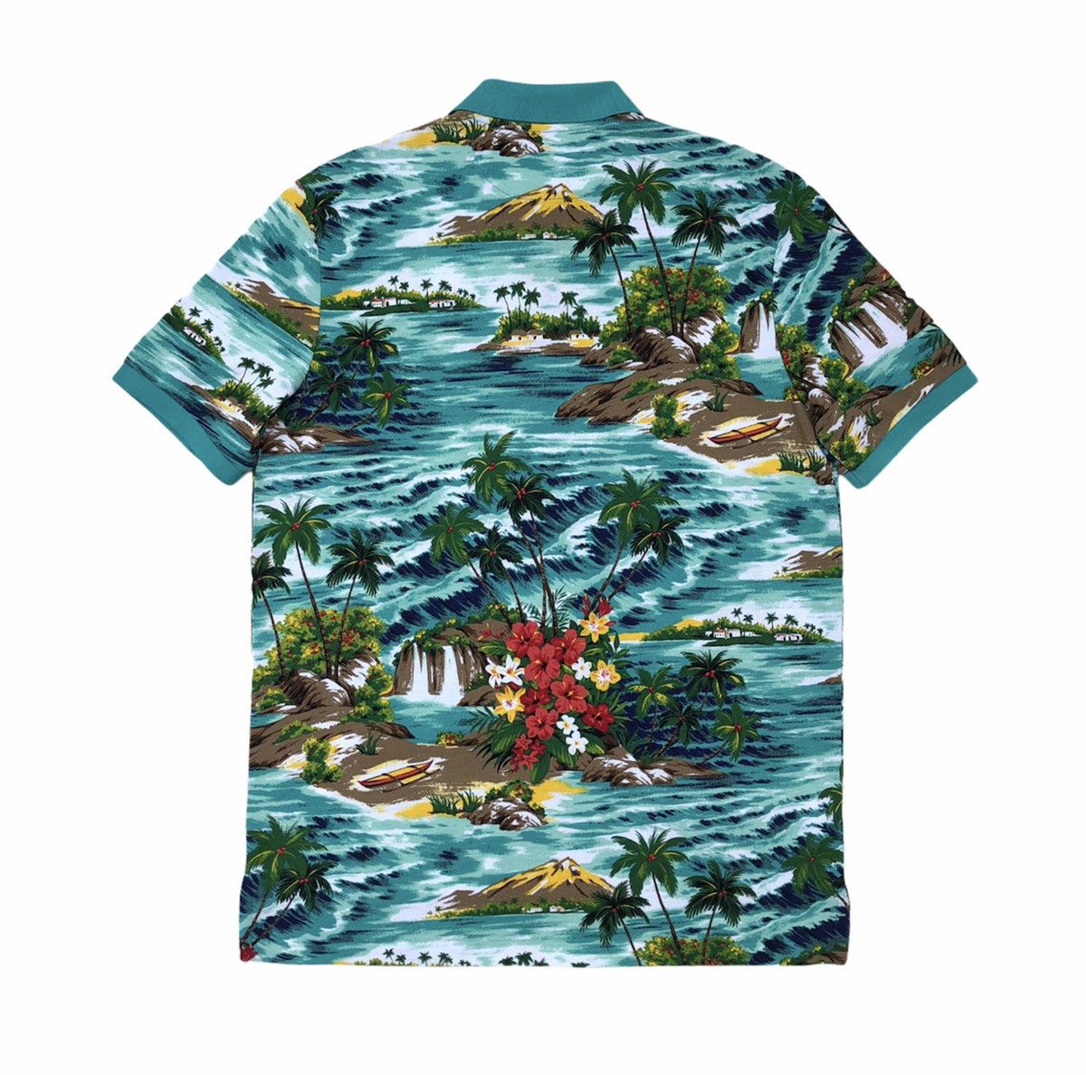 Polo Ralph Lauren Polo Ralph Lauren Cotton Hawaiian Print Tee Size US M / EU 48-50 / 2 - 2 Thumbnail