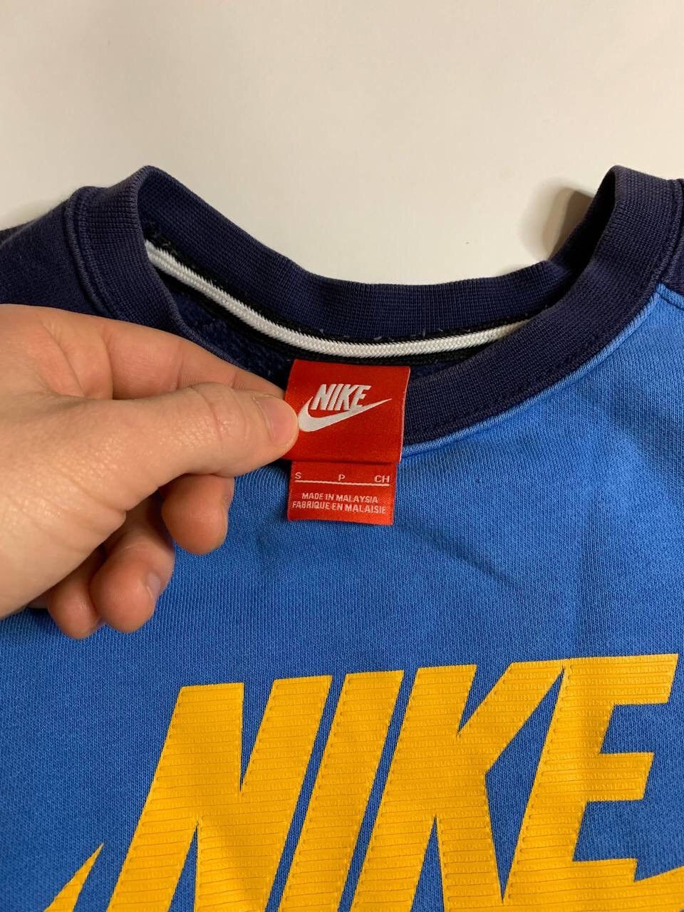 Nike × Vintage vintage Nike Sweathirt Out logo Size US M / EU 48-50 / 2 - 9 Thumbnail