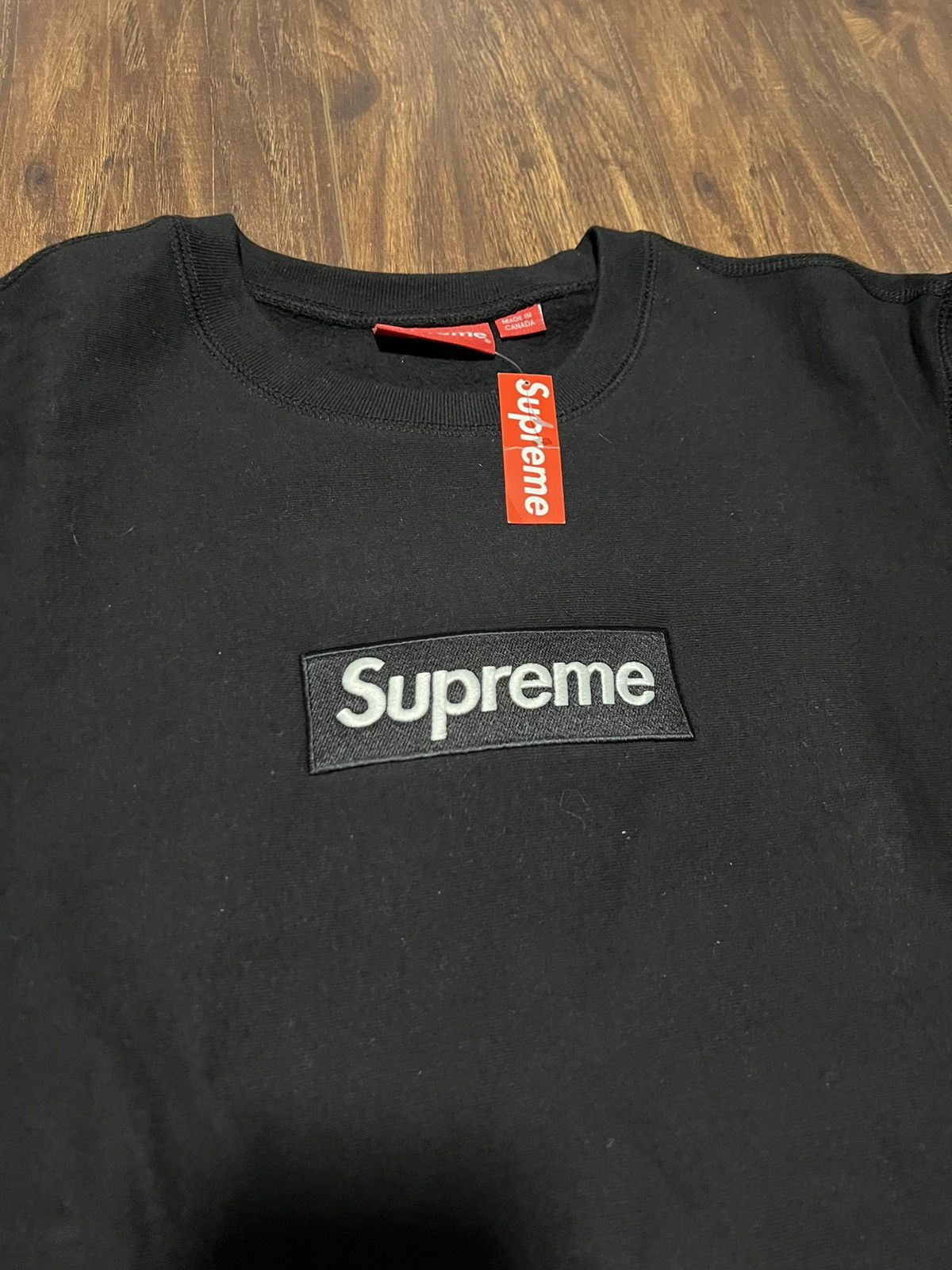 Supreme Box Logo Crewneck FW18 Size US M / EU 48-50 / 2 - 2 Thumbnail