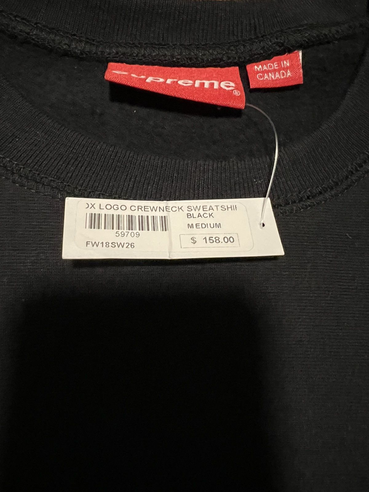 Supreme Box Logo Crewneck FW18 Size US M / EU 48-50 / 2 - 4 Thumbnail