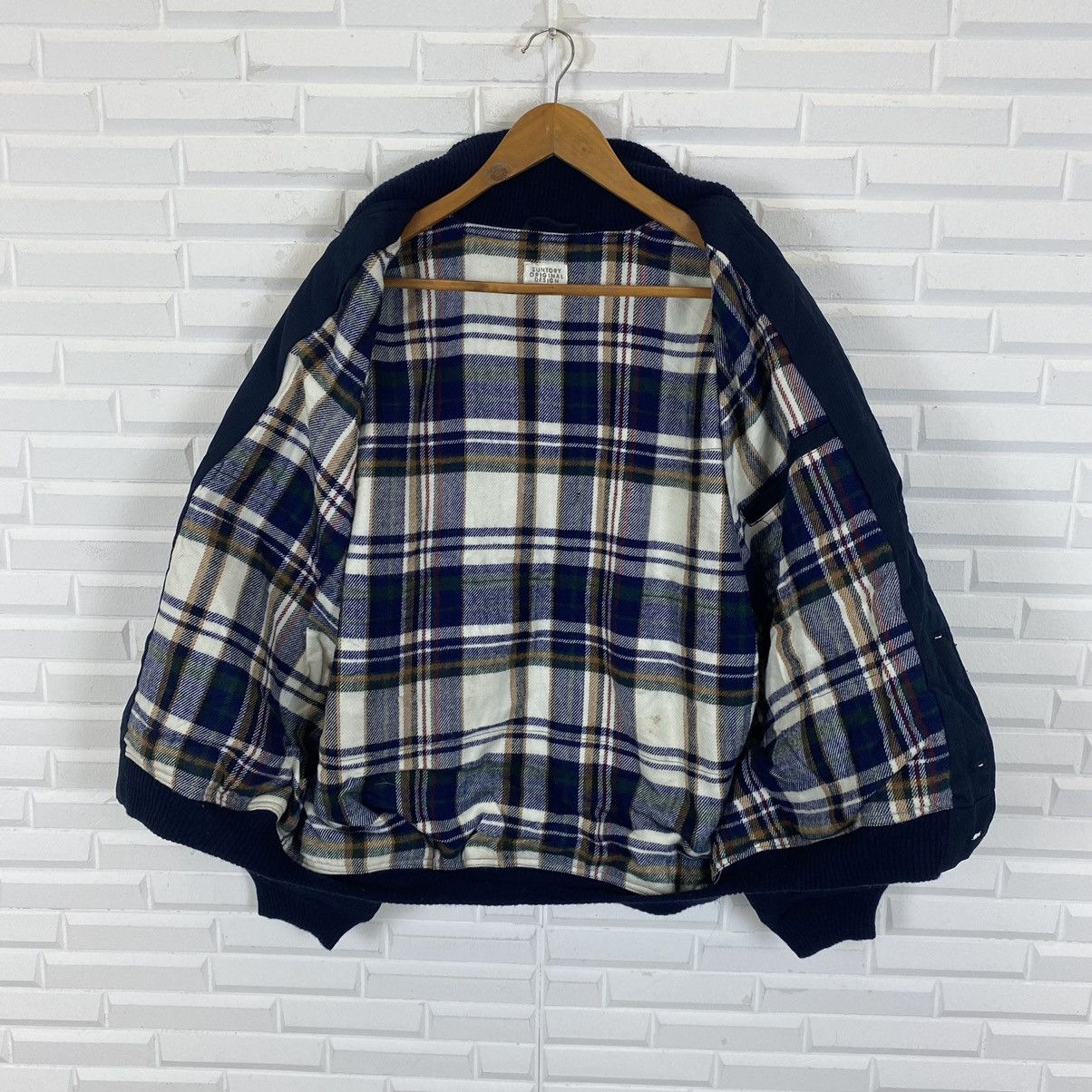Japanese Brand SUNTORY BOSS COFFEE BOMBER STYLE JACKET NICE DESIGN Size US L / EU 52-54 / 3 - 11 Thumbnail