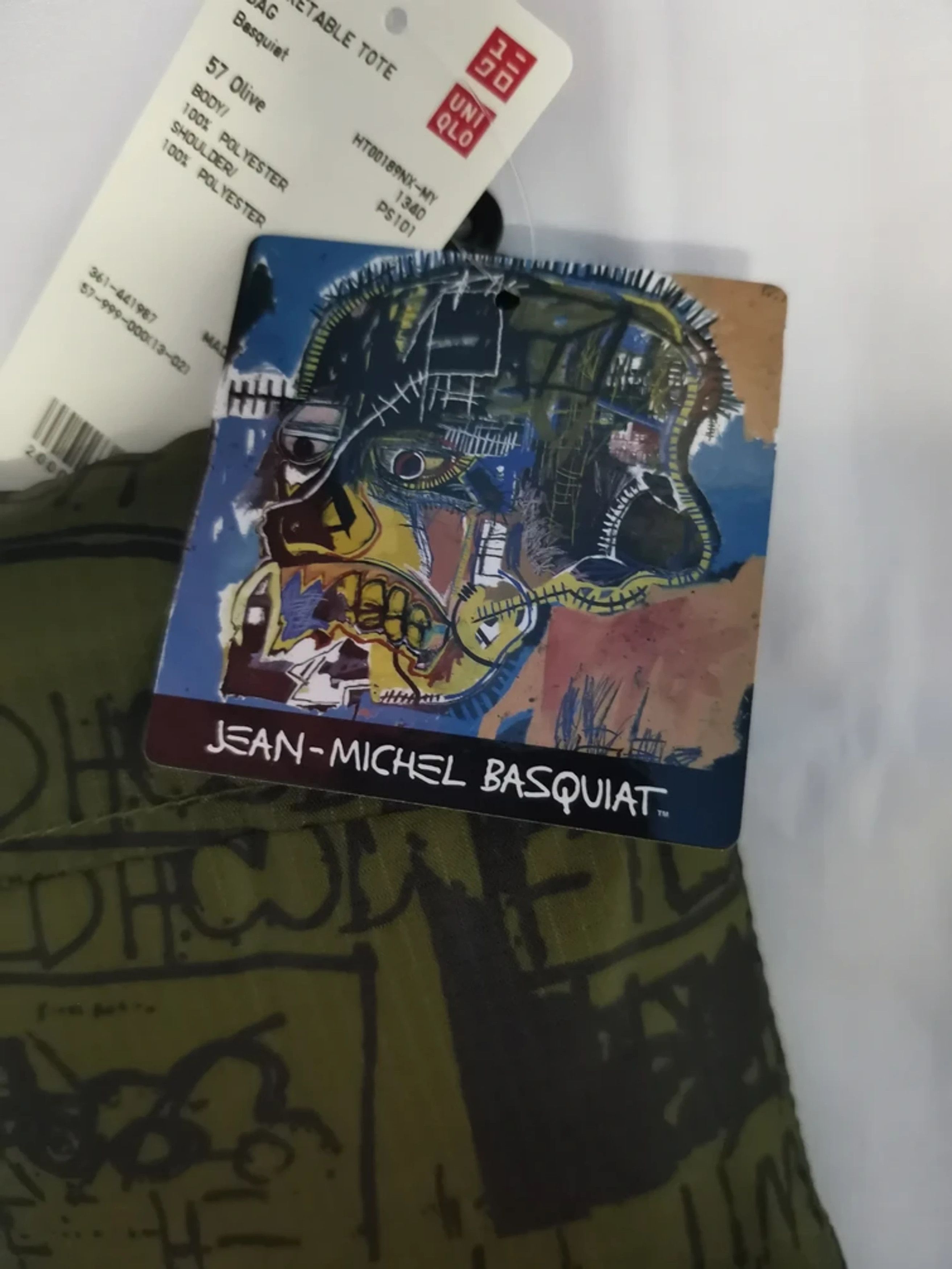 Jean-Michel Basquiat Jean-Michel Basquiat Pocketable Tote Bag Limited Edition Size ONE SIZE - 5 Thumbnail