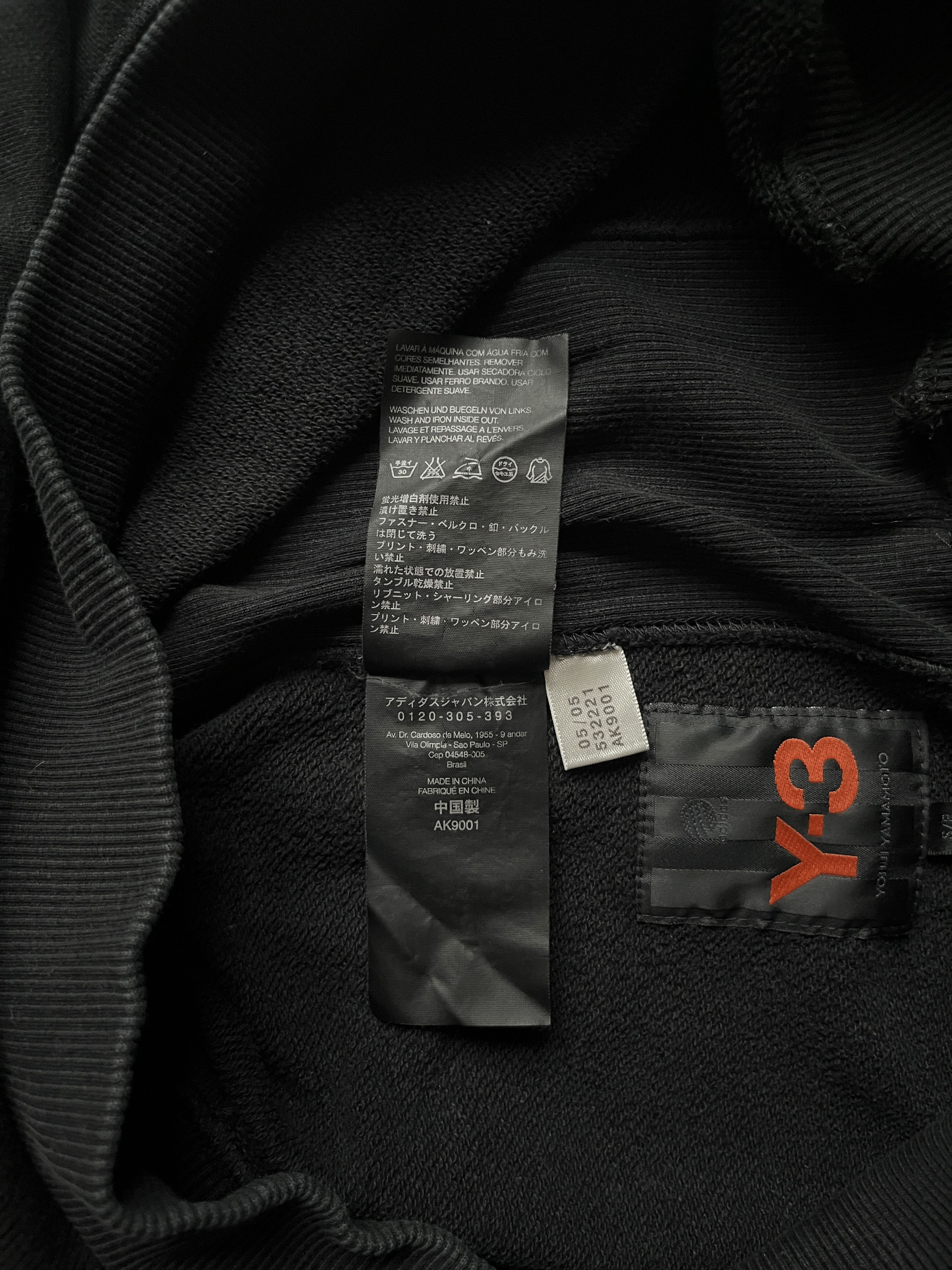 Y-3 ⚡️QUICK SALE⚡️Yohji Yamamoto Y-3 Black Crewneck Sweatshirt Size US S / EU 44-46 / 1 - 5 Thumbnail